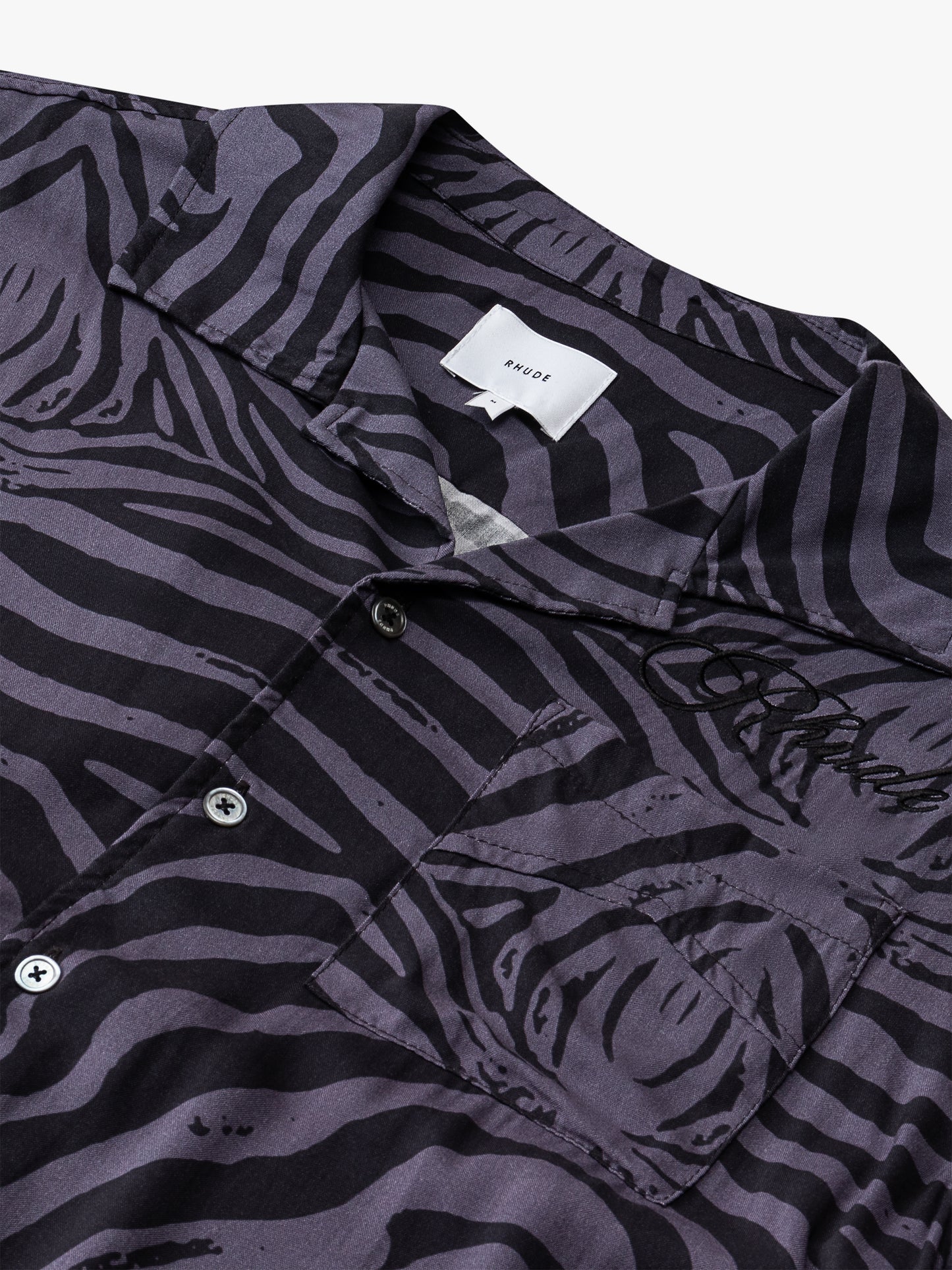 ZEBRA BUTTON DOWN
