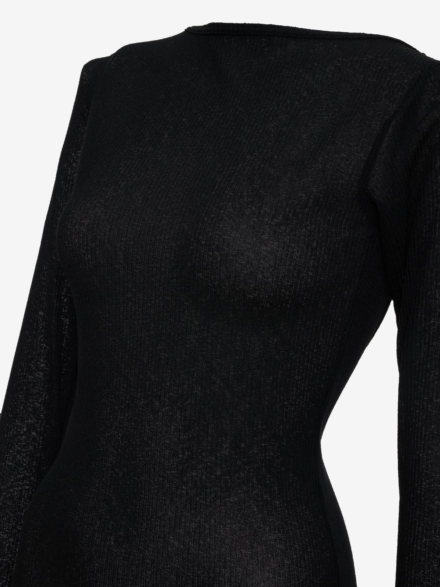 SHEER KNIT DRESS