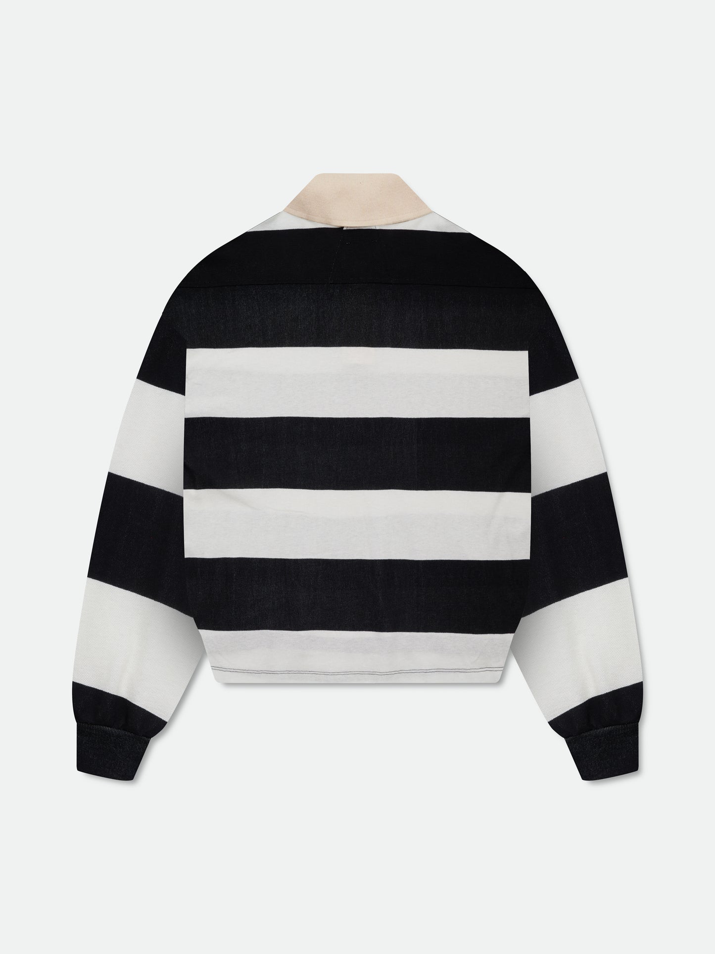 STRIPED PIQUE POLO
