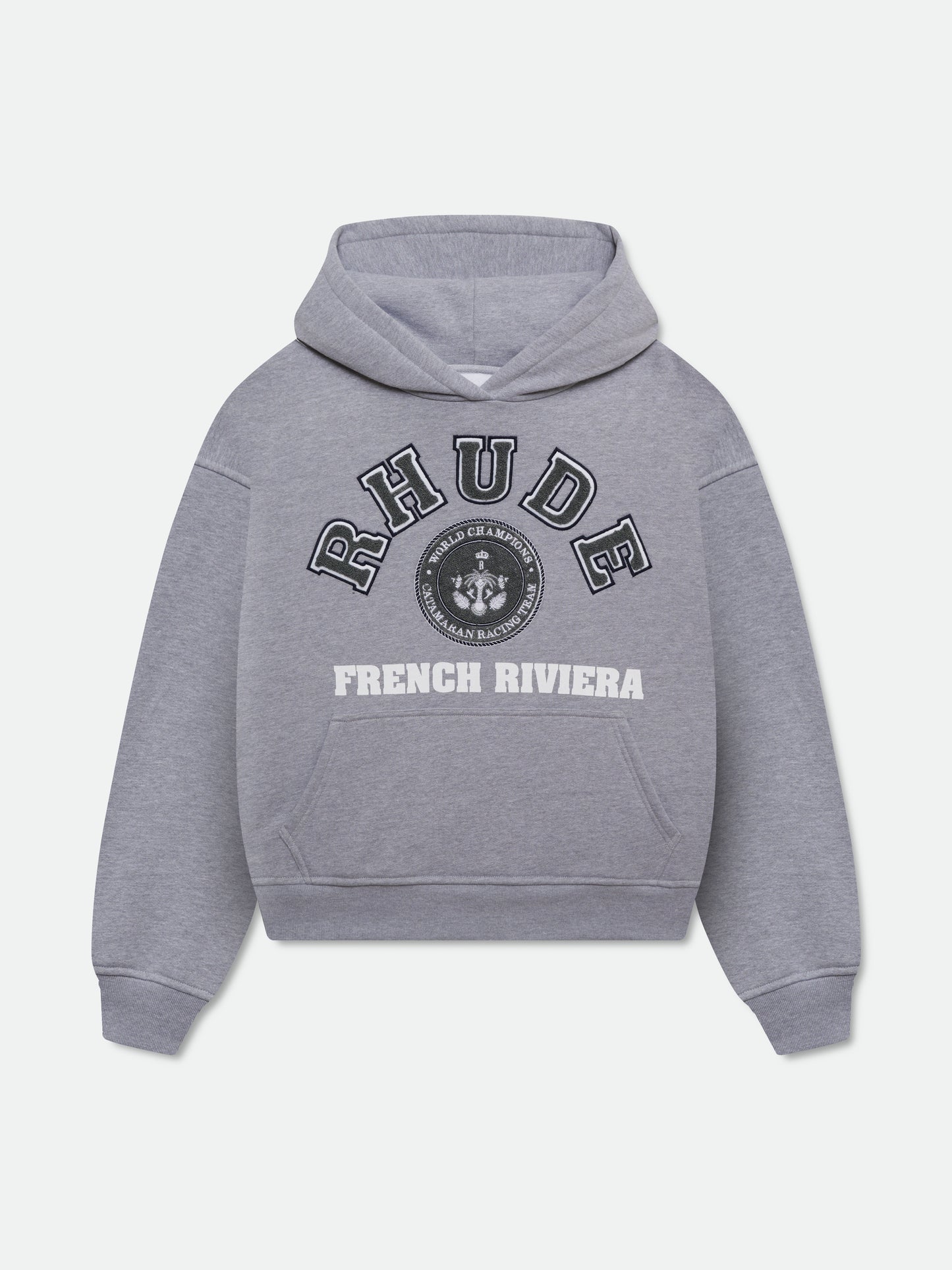 RHUDE FRENCH RIVIERA PATCH HOODIE