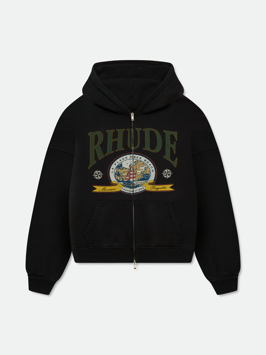 MONACO REGATTA FULL-ZIP HOODIE