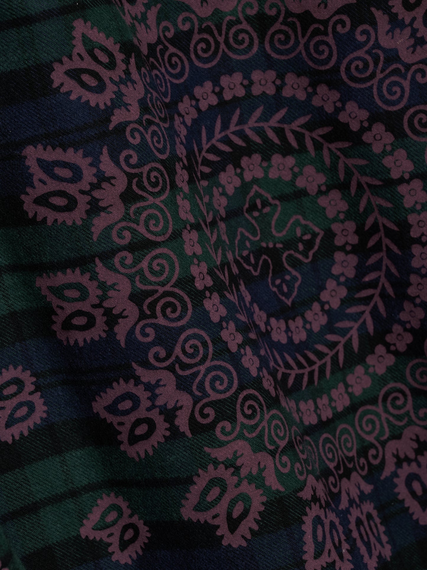 PAISLEY FLANNEL BOXY SHIRT