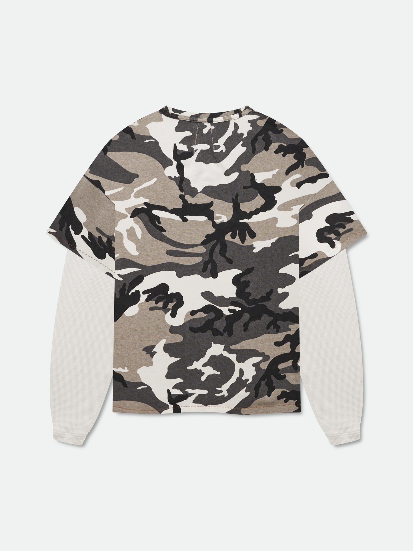 CAMO DOUBLE-LAYERED TEE