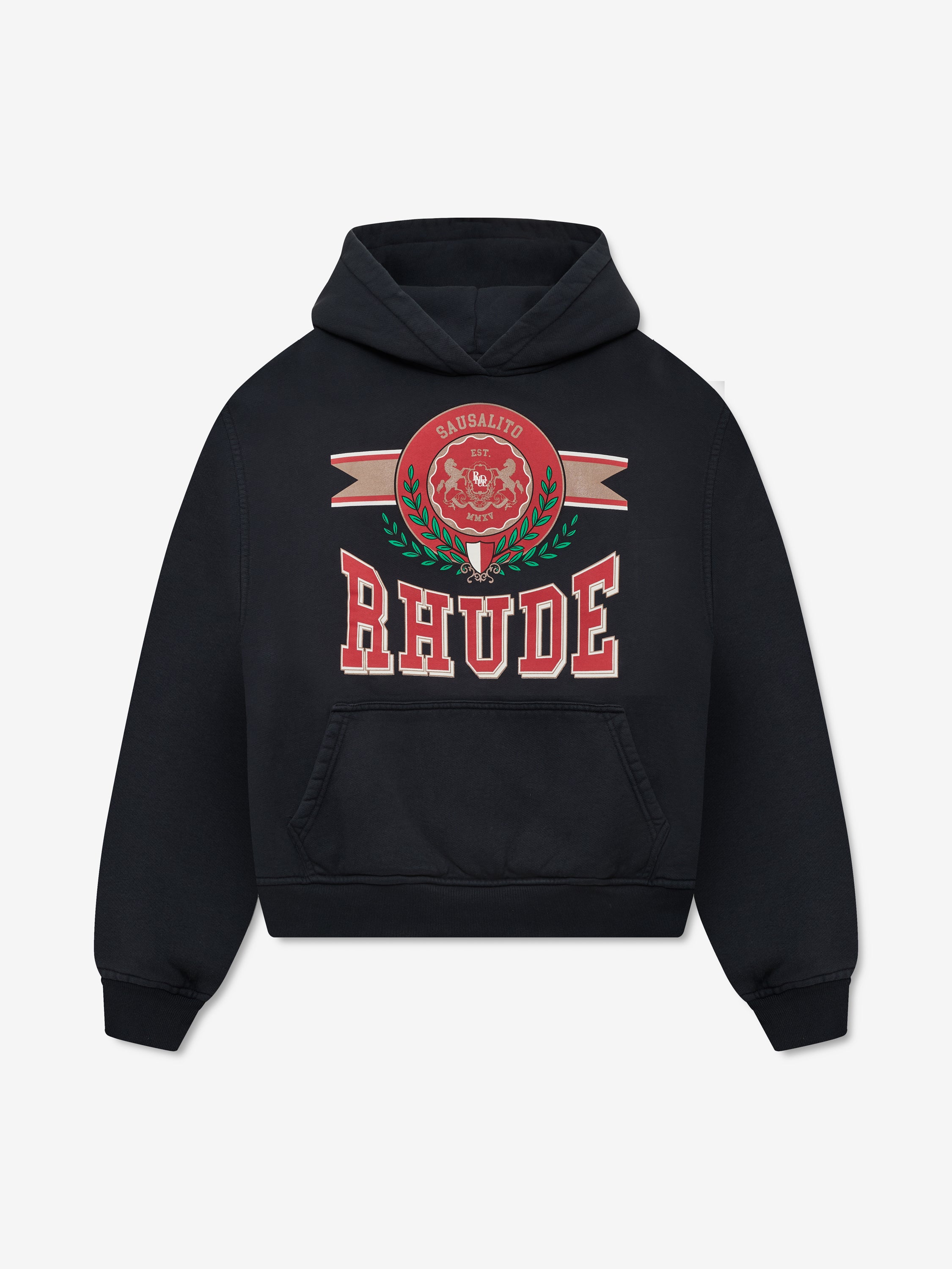 パーカー rhude SWAROVSKI Logo hoodie SAUSALITO CREST HOODIE – R H U D E