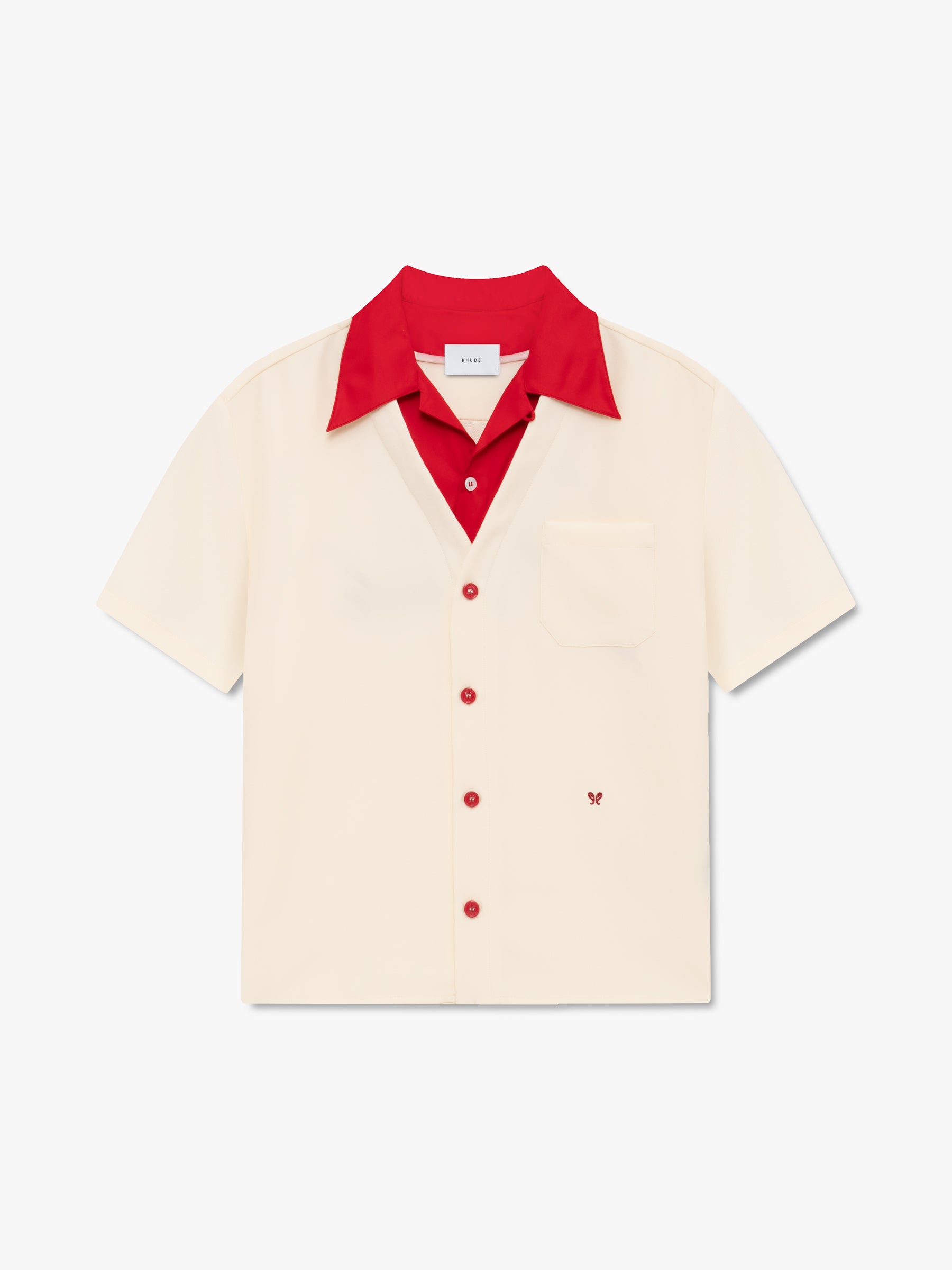 RICO CONTRAST BOWLING SHIRT – R H U D E
