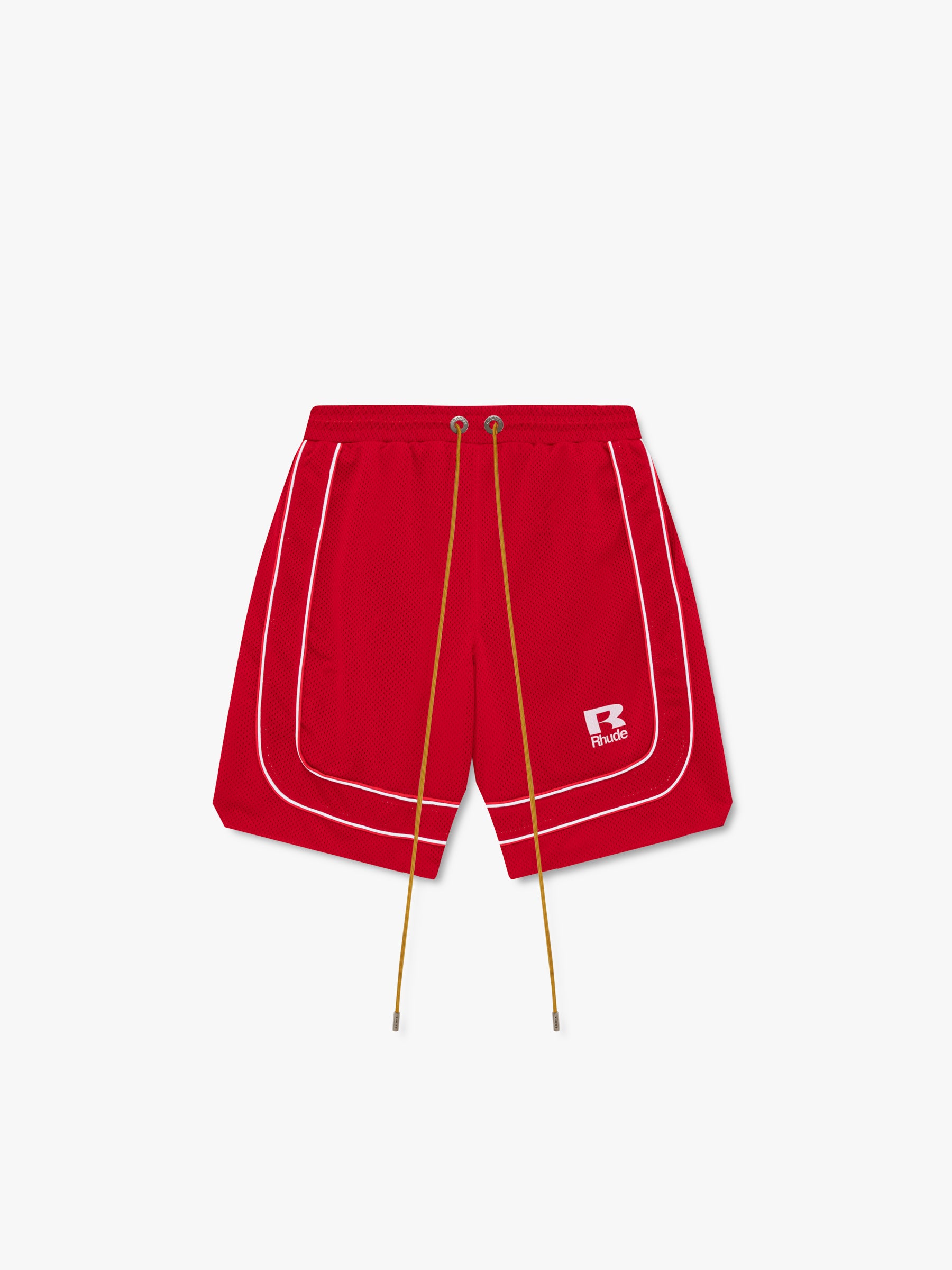 パンツ Rhude Red Shorts RHUDE MESH PIPING BAGGY TRACK SHORT – R H U D E