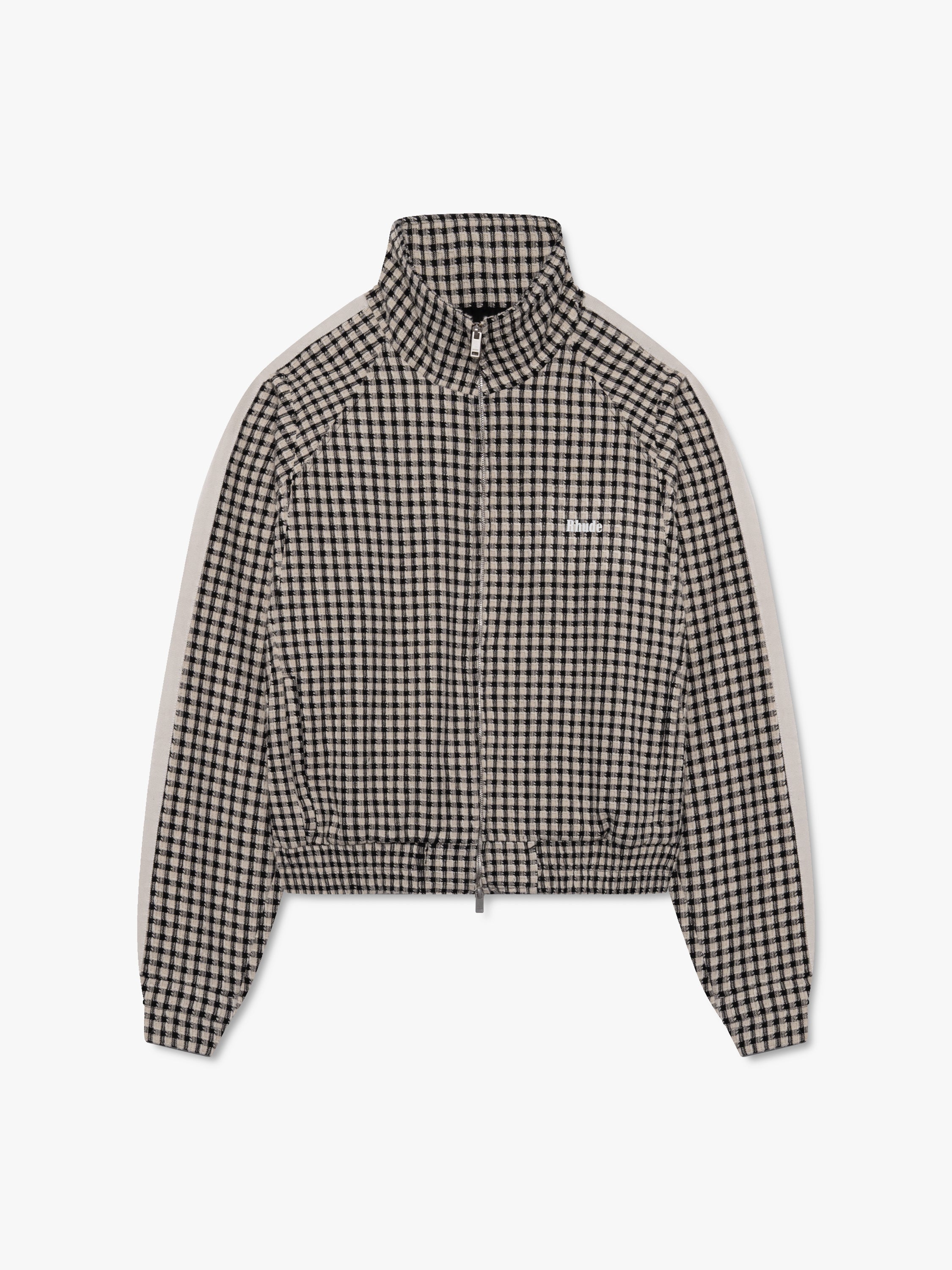 GINGHAM HAMPTONS TRACK JACKET – R H U D E