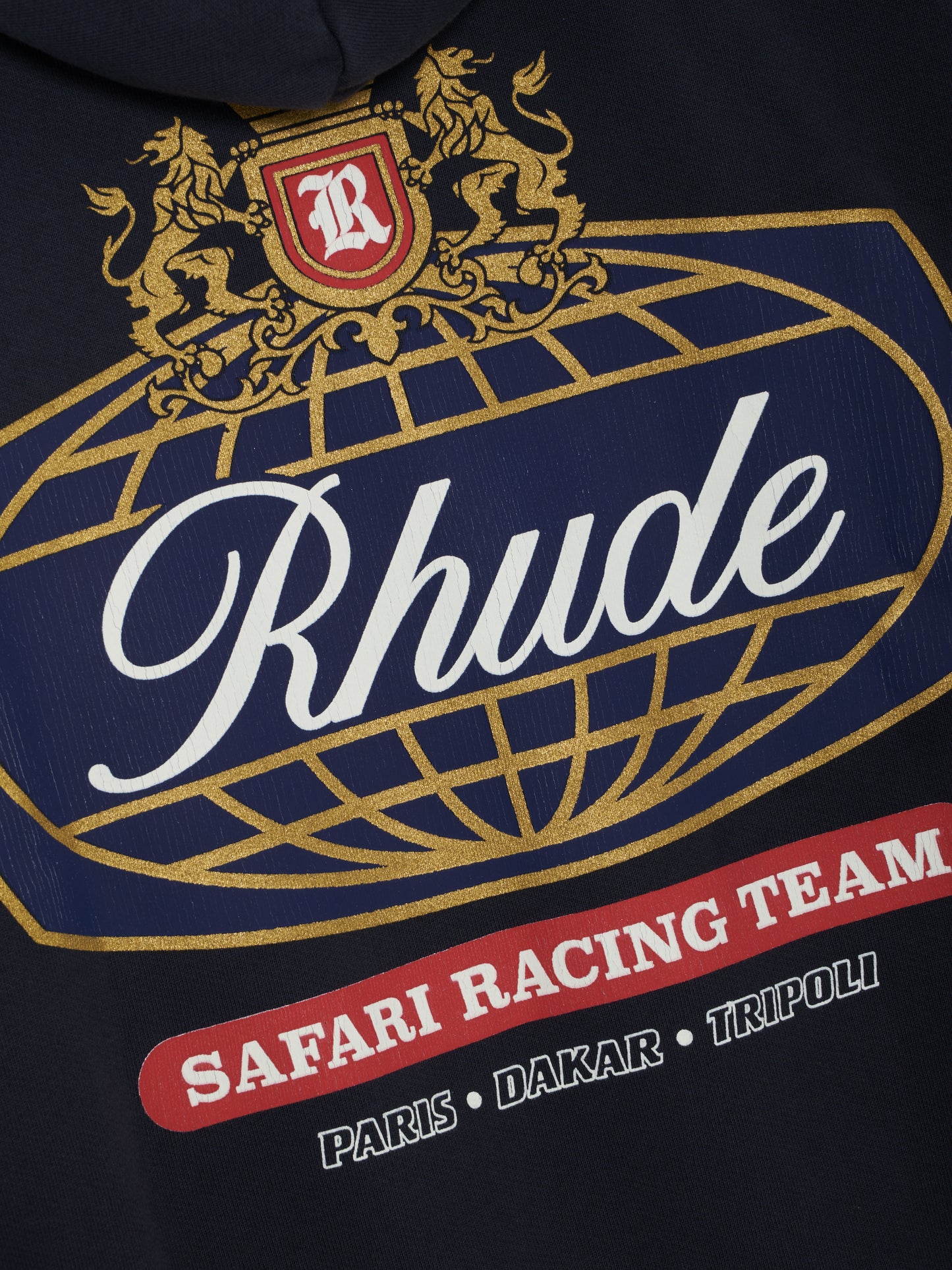 RHUDE SAFARI CREST HOODIE