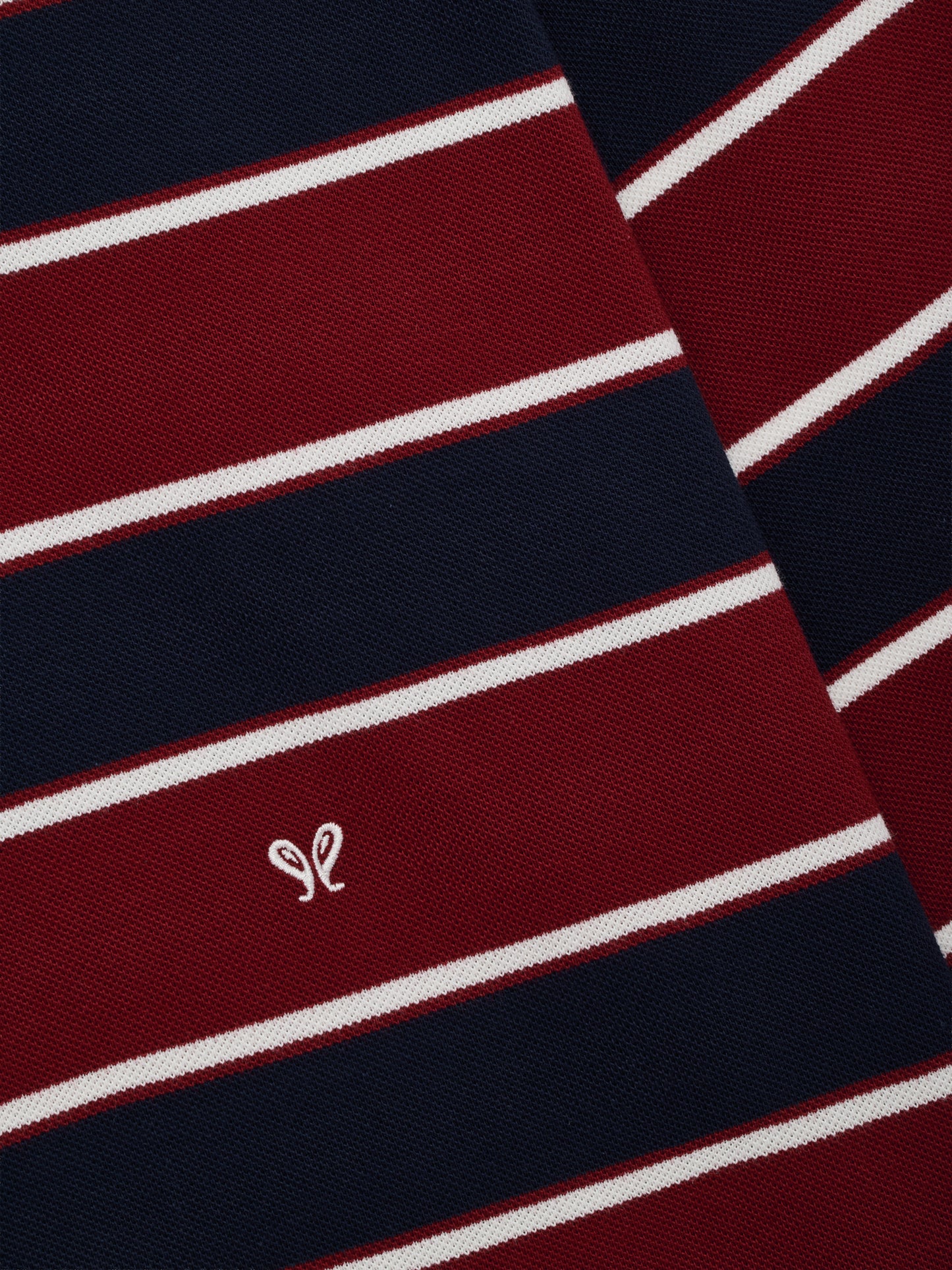 FONTAINE STRIPED LS POLO SHIRT