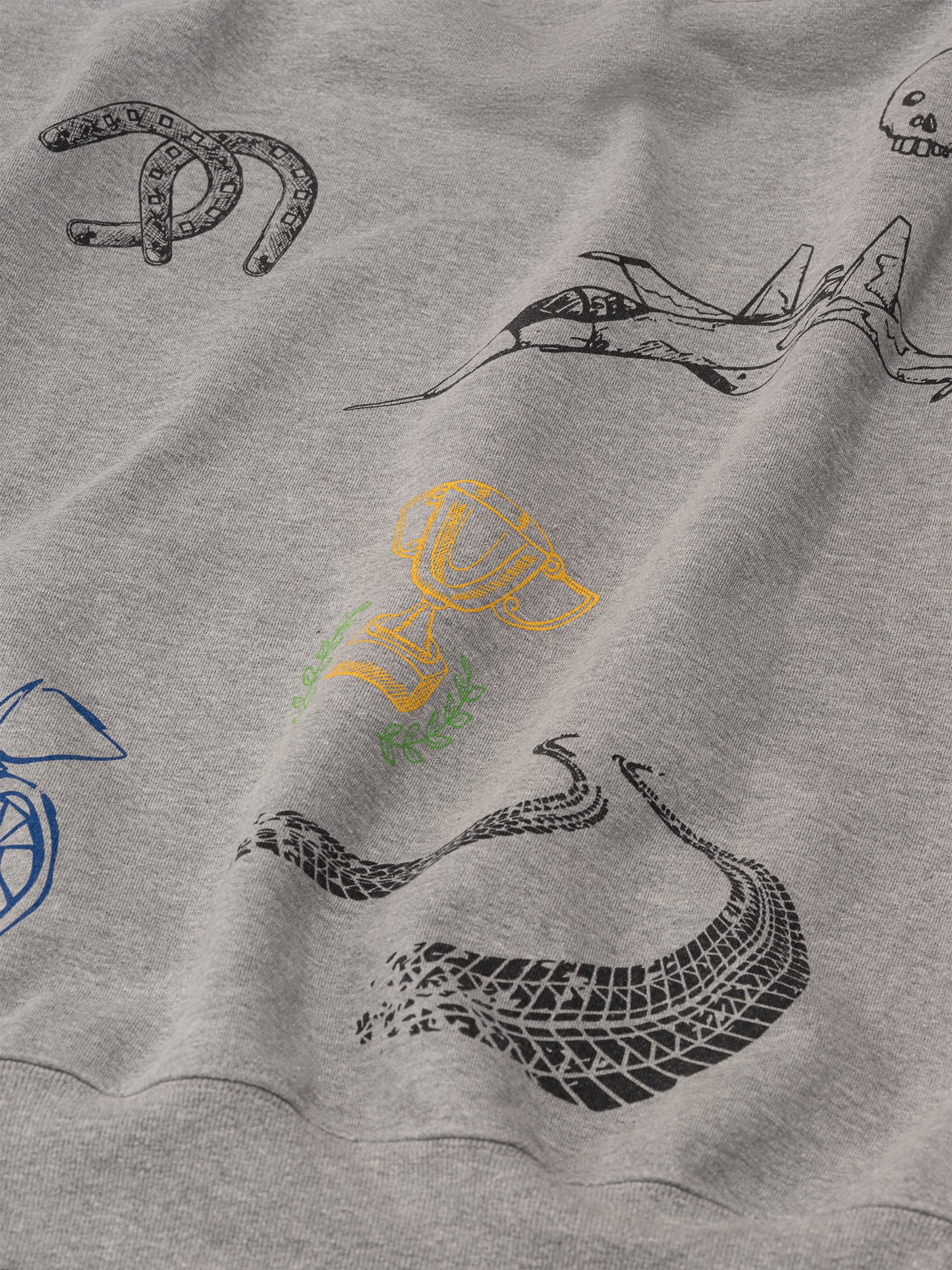 RHUDE SCRIBBLE HOODIE