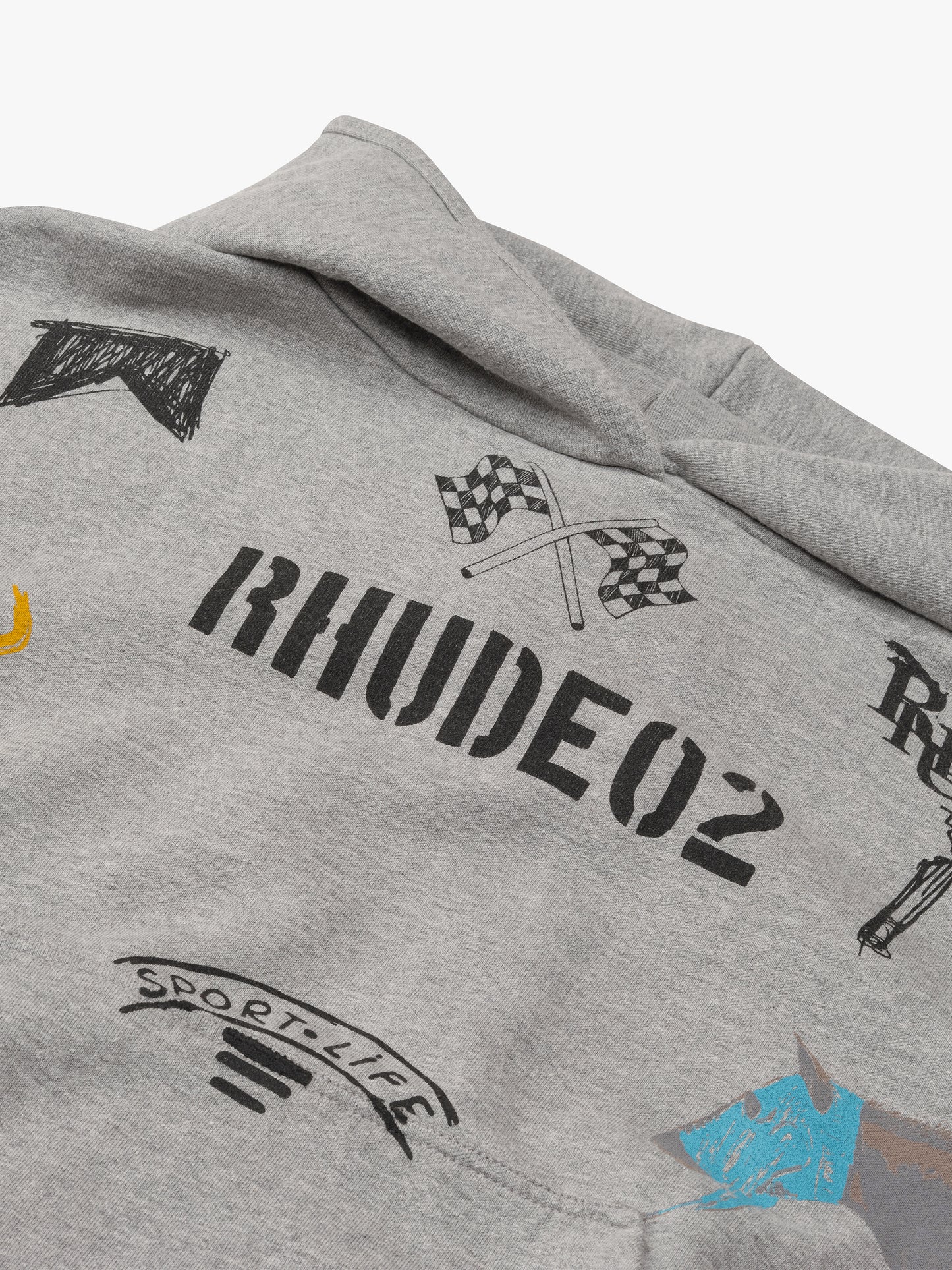 RHUDE SCRIBBLE HOODIE