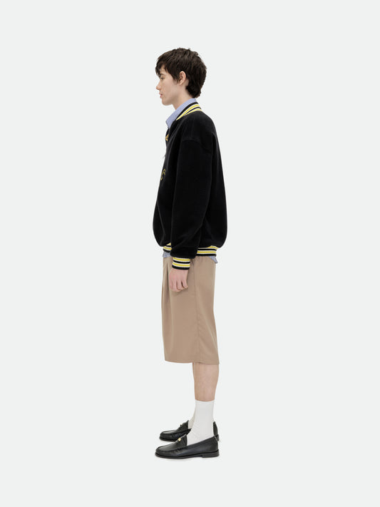 RHUDE QUARTER-ZIP VARSITY