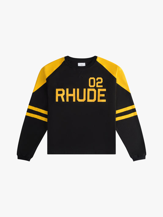 RHUDE 02 STRIPE LS TEE