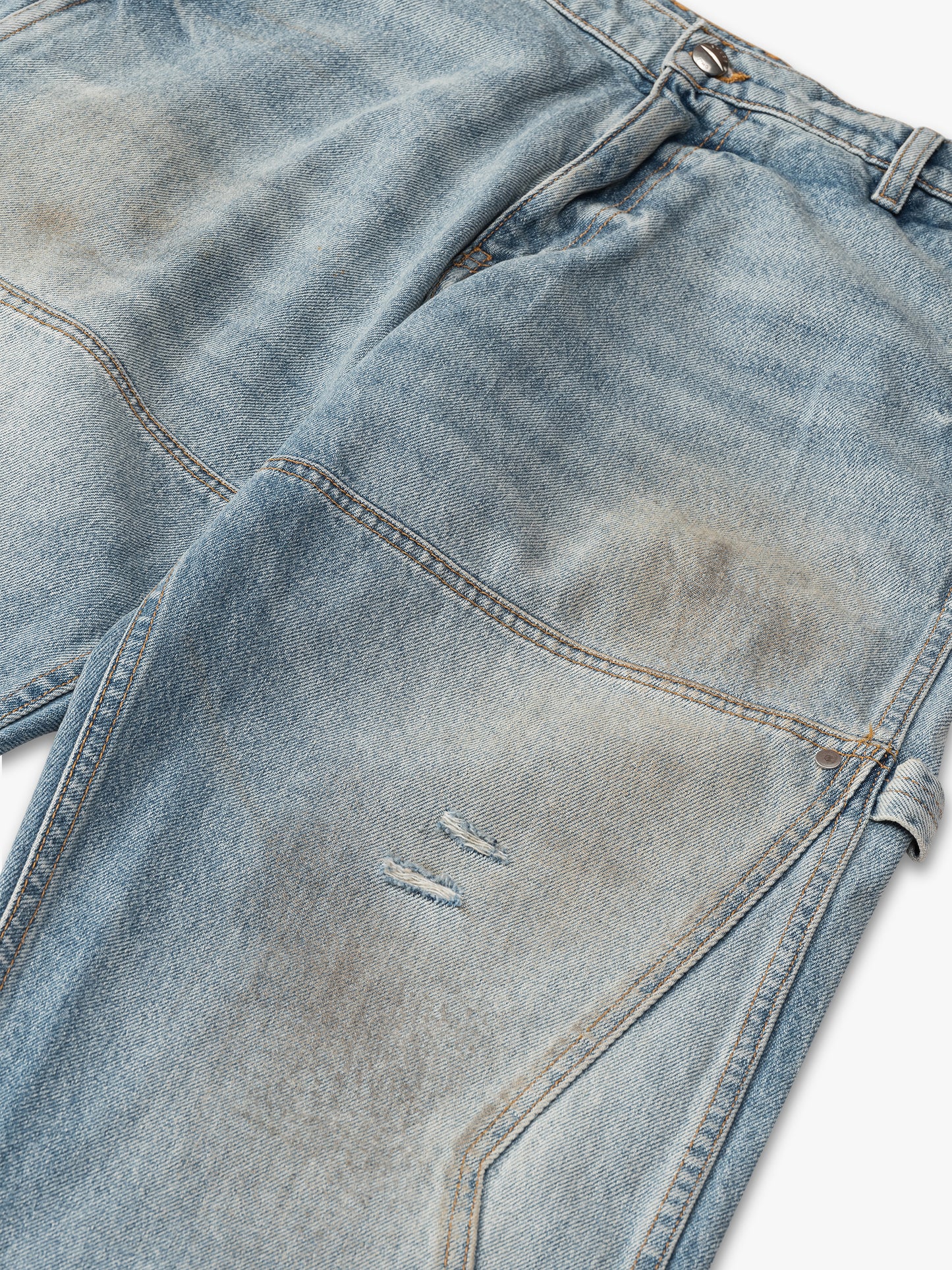 REZA DENIM DOUBLE KNEE PANT