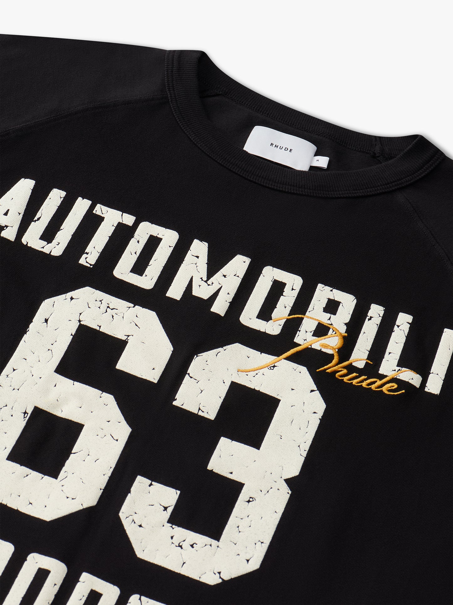 63 BLACK RAGLAN TEE