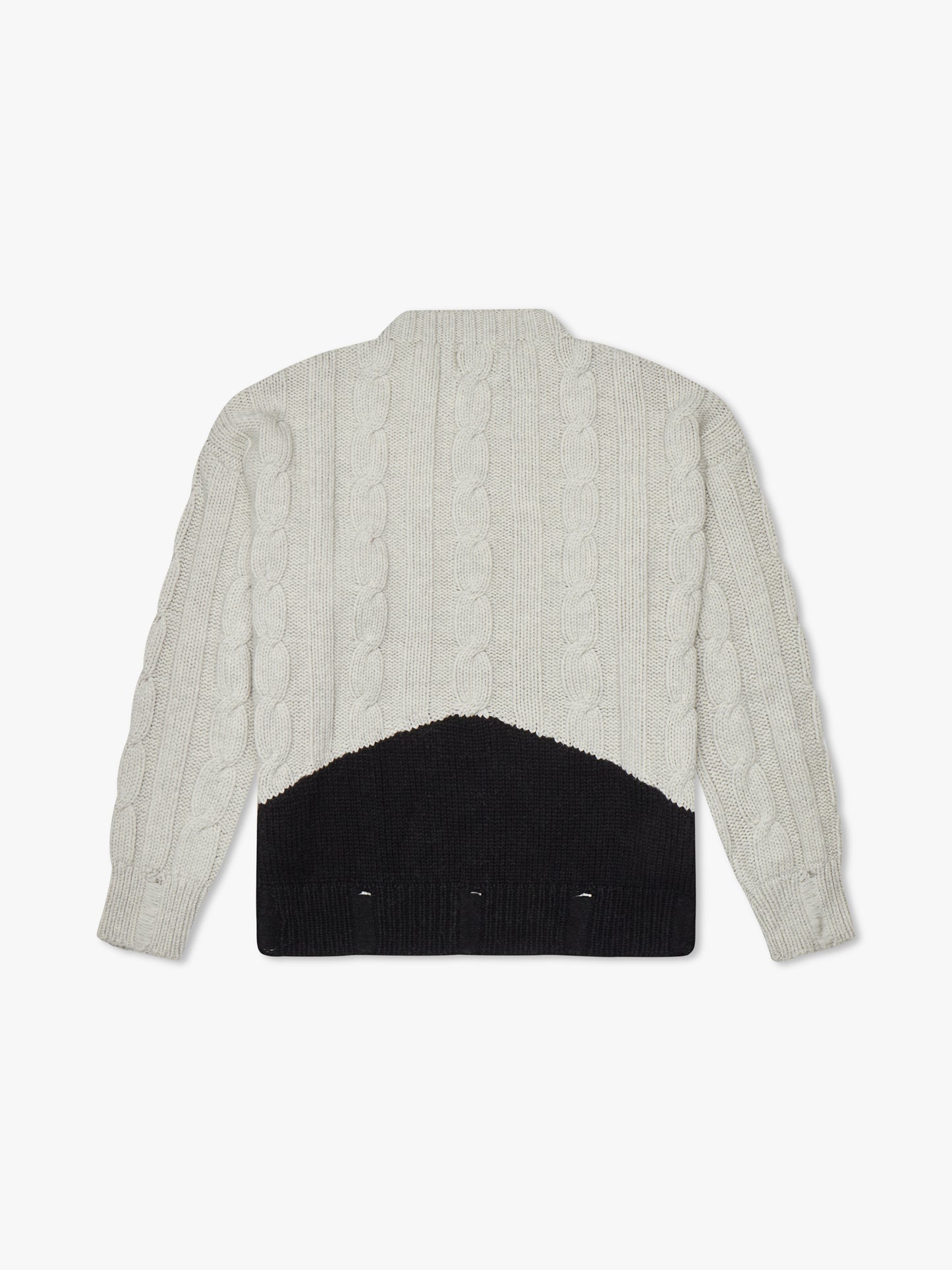 CABLE KNIT CREWNECK