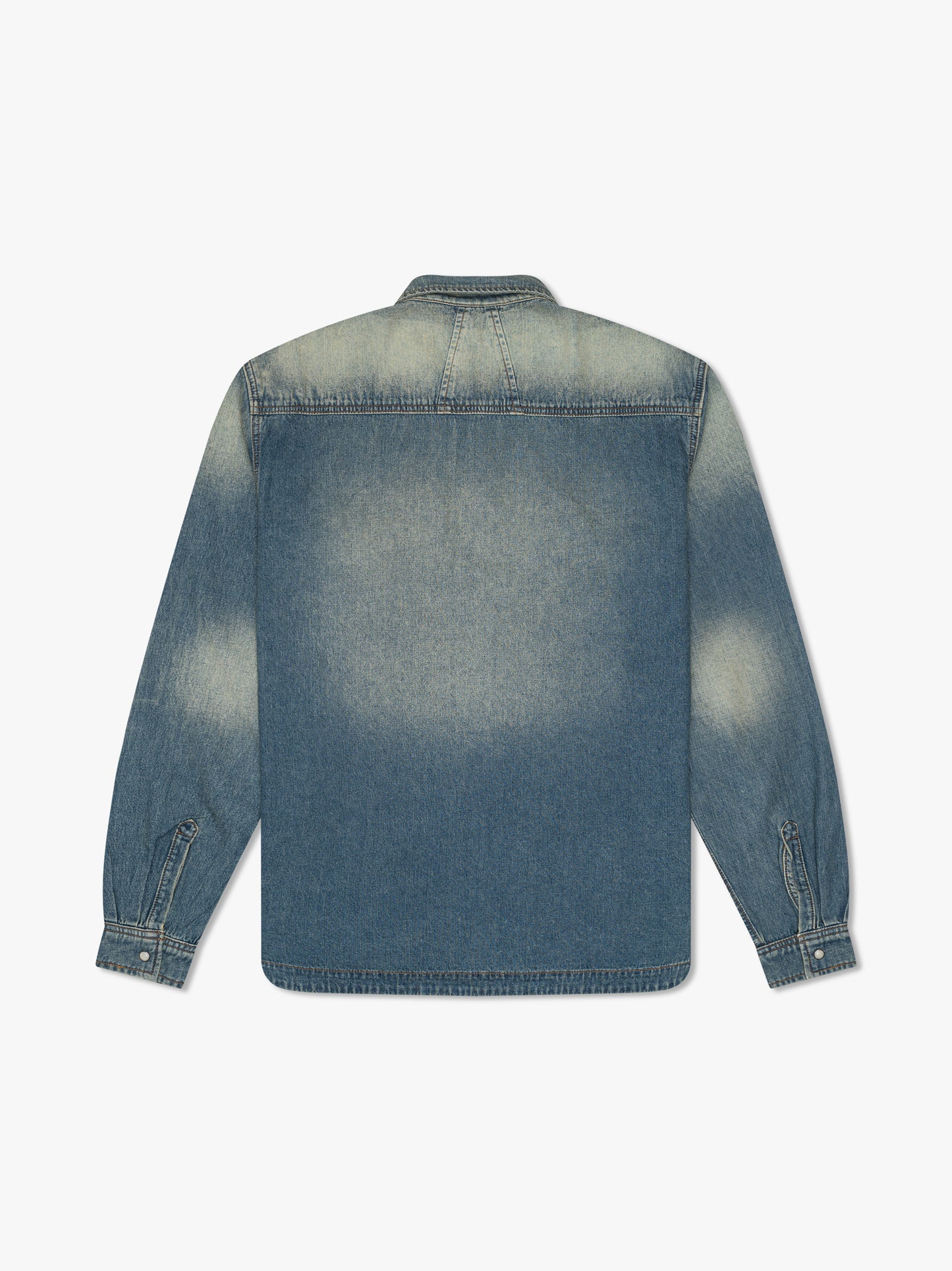 DENIM TRACK SHIRT