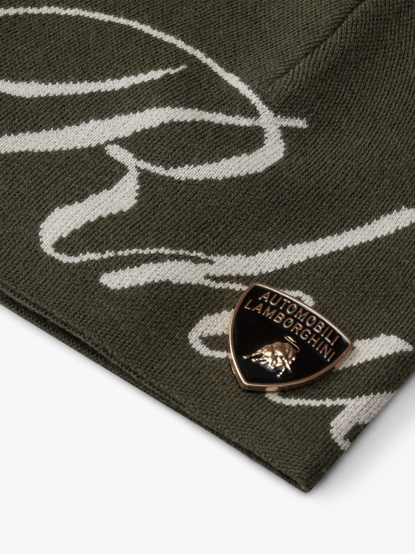 LAMBORGHINI RHUDE SCRIPT KNIT BEANIE