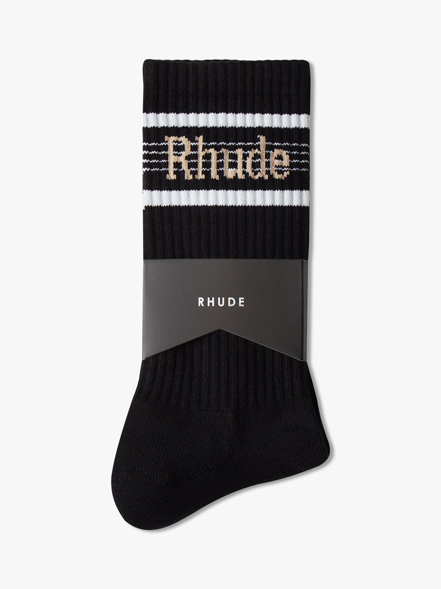 LOGO STRIPE SPORT SOCK
