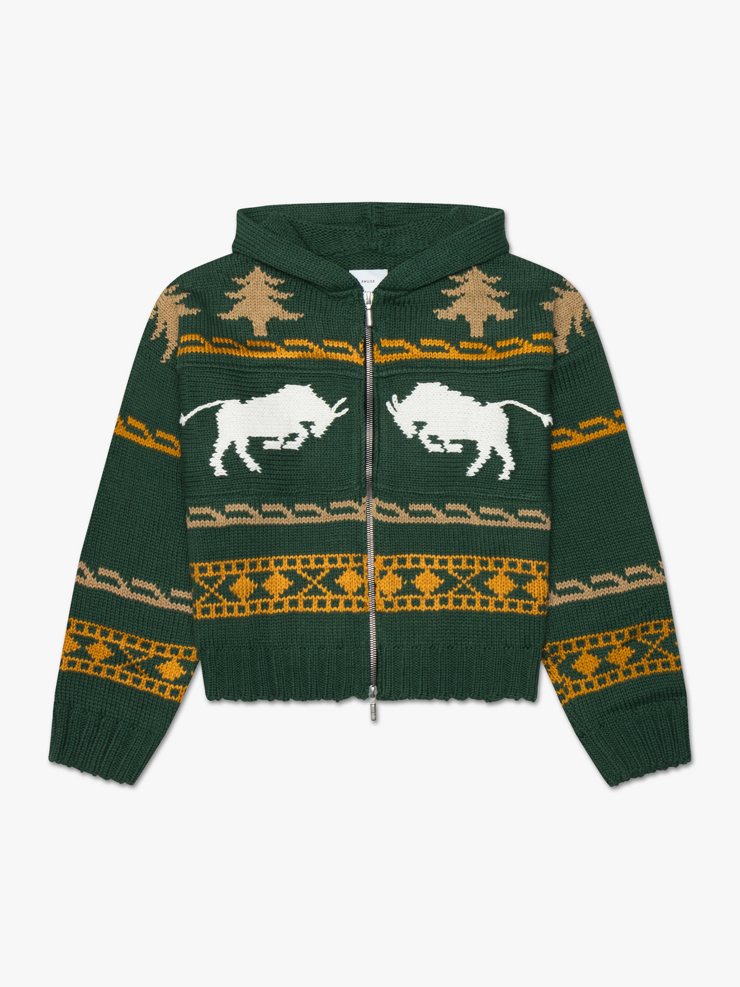 RAGING BULL KNIT ZIP HOODIE