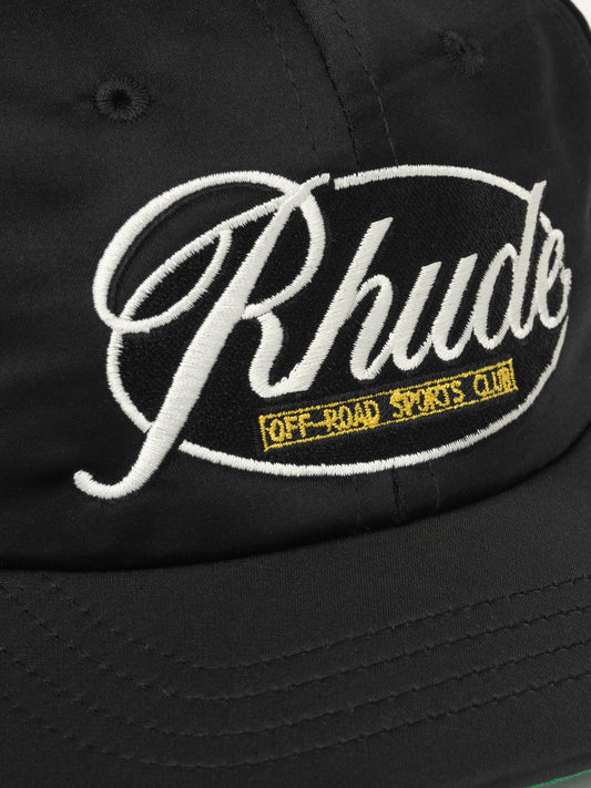 RHUDE SPORTS CLUB CURVED BRIM HAT