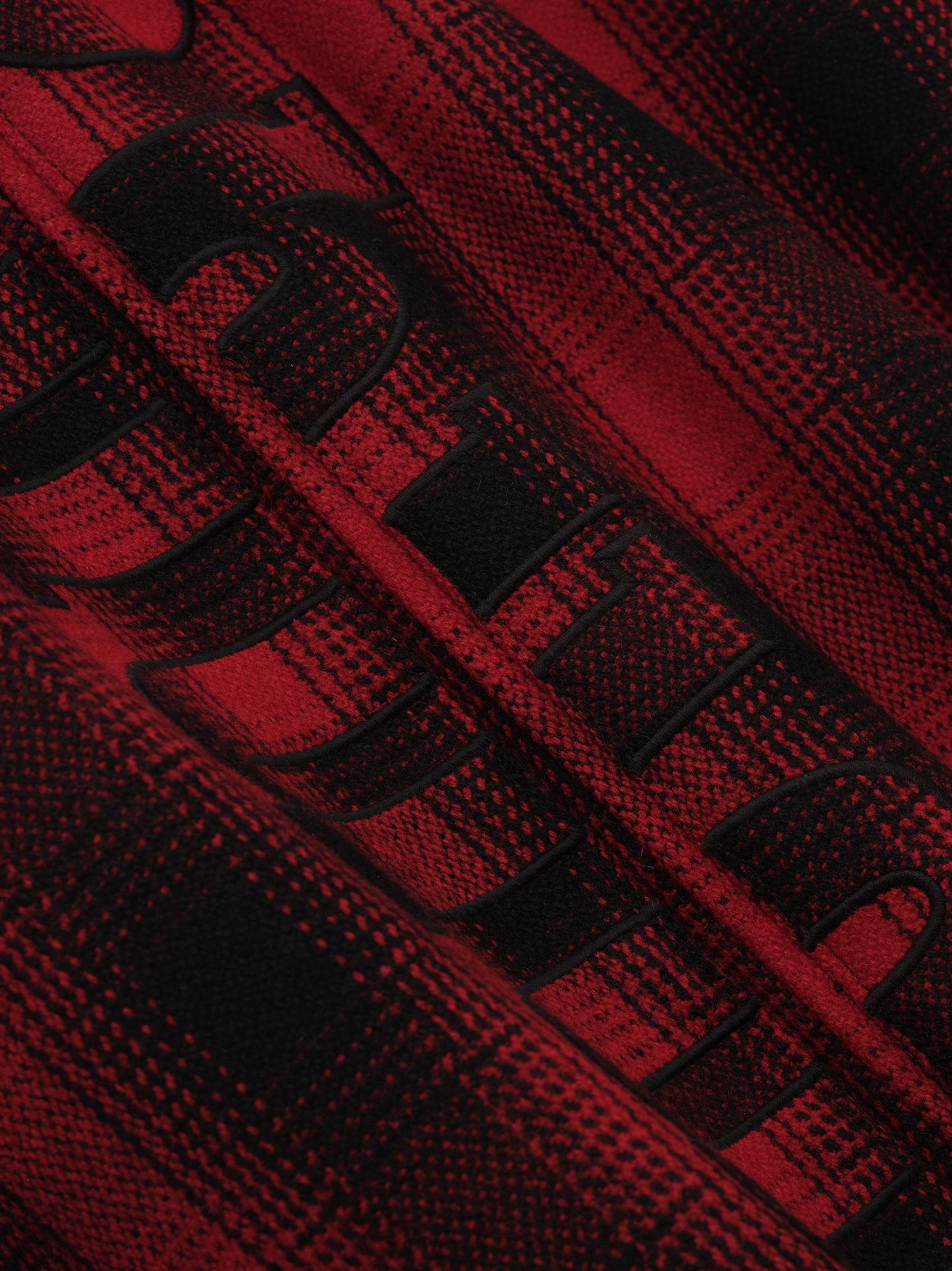 RHUDE LOGO FLANNEL WORK JACKET
