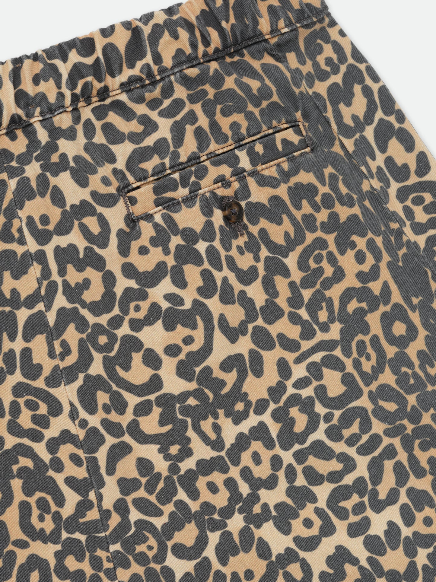LEOPARD DROP-CROTCH TROUSER