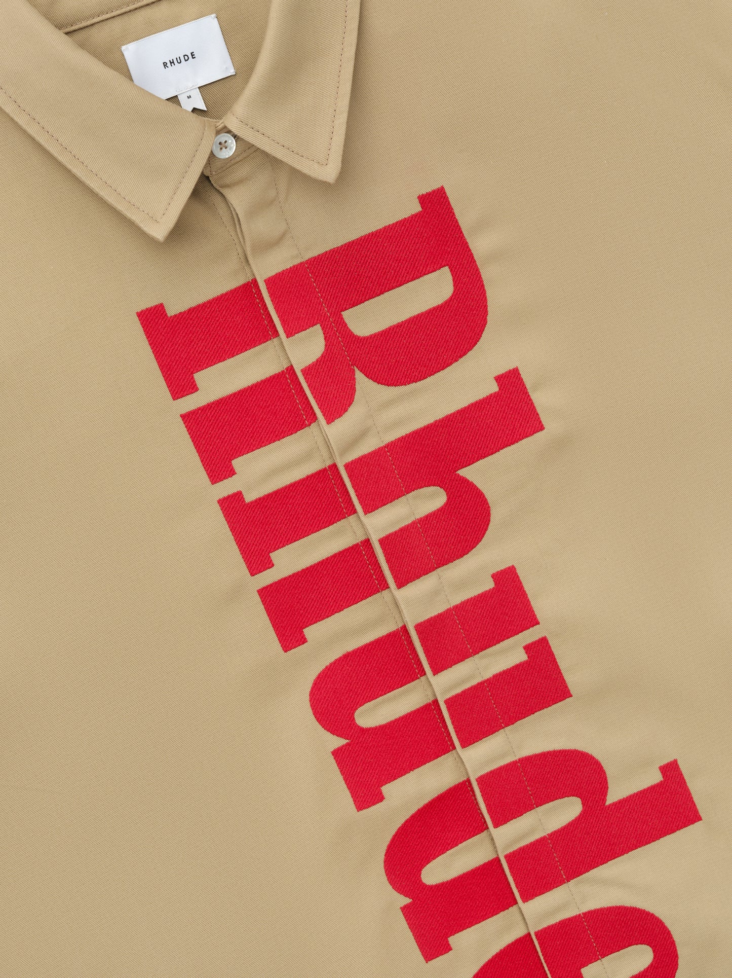 RHUDE VERT LOGO SHIRT