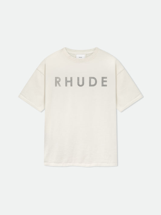 DISTRESSED LOGO TEE