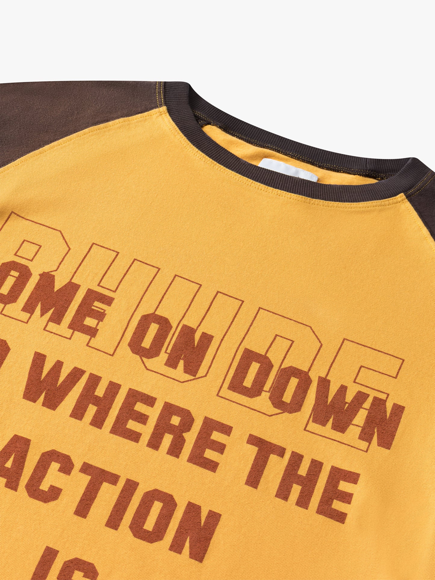 RHUDE ACTION SHORT SLEEVE RAGLAN TEE