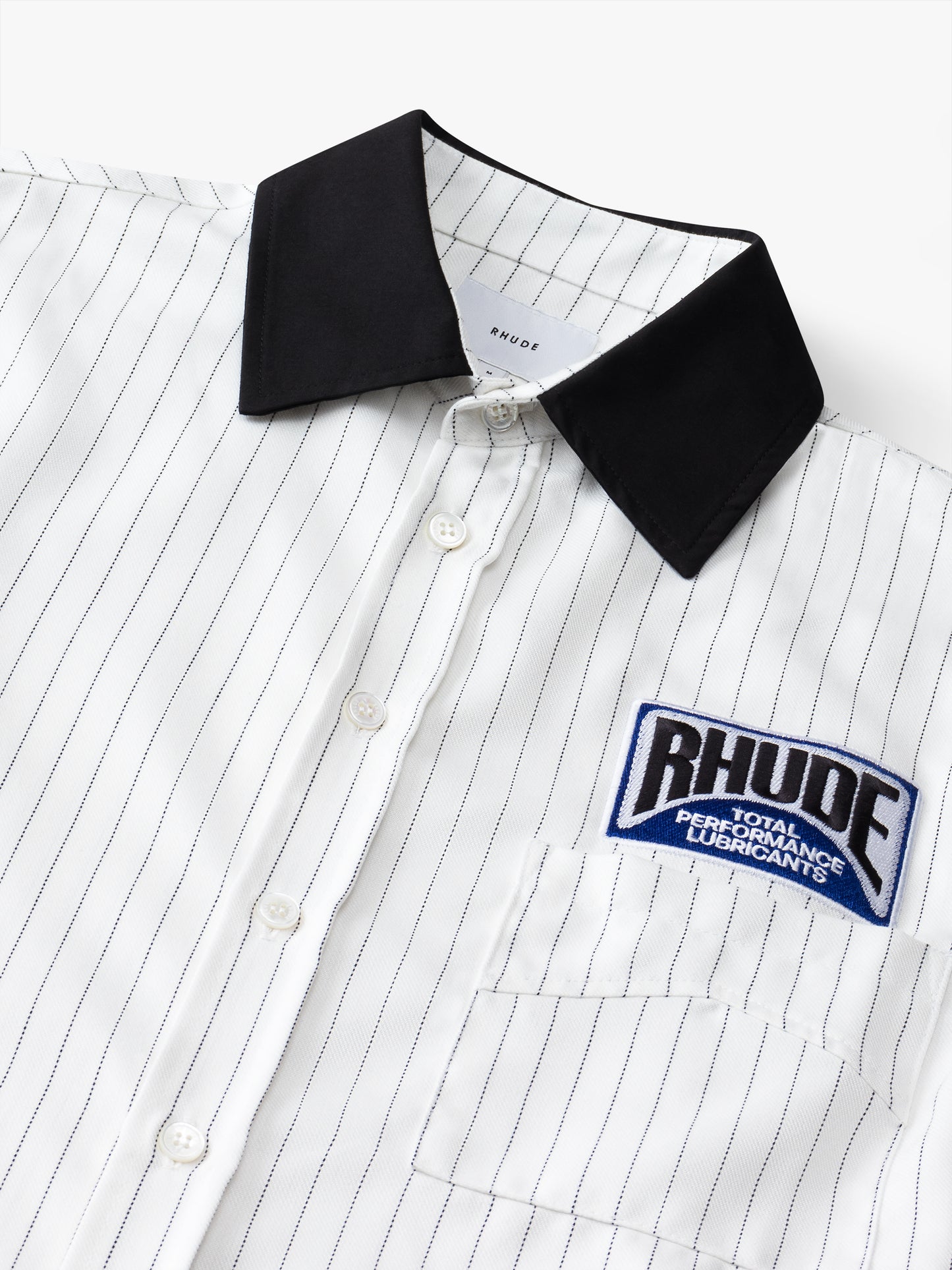 TWILL STRIPE MECHANIC BUTTON DOWN