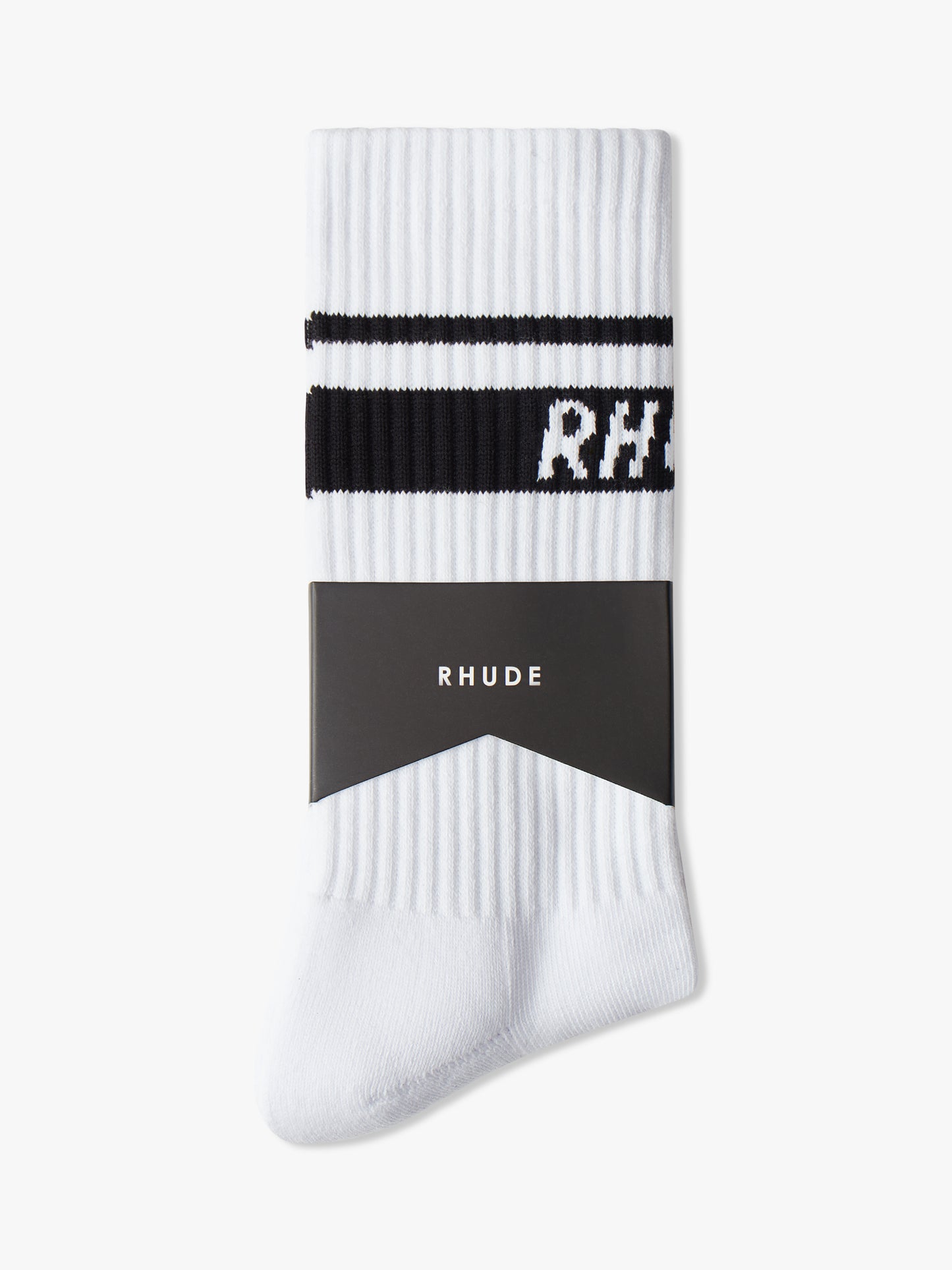 TWO STRIPE LOGO SOCK
