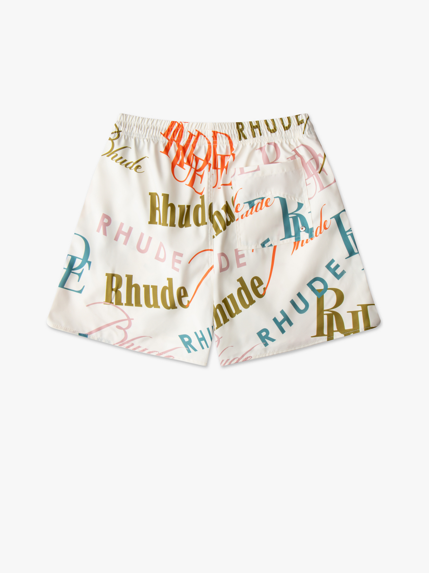 MASH-UP LOGO SWIM TRUNKS
