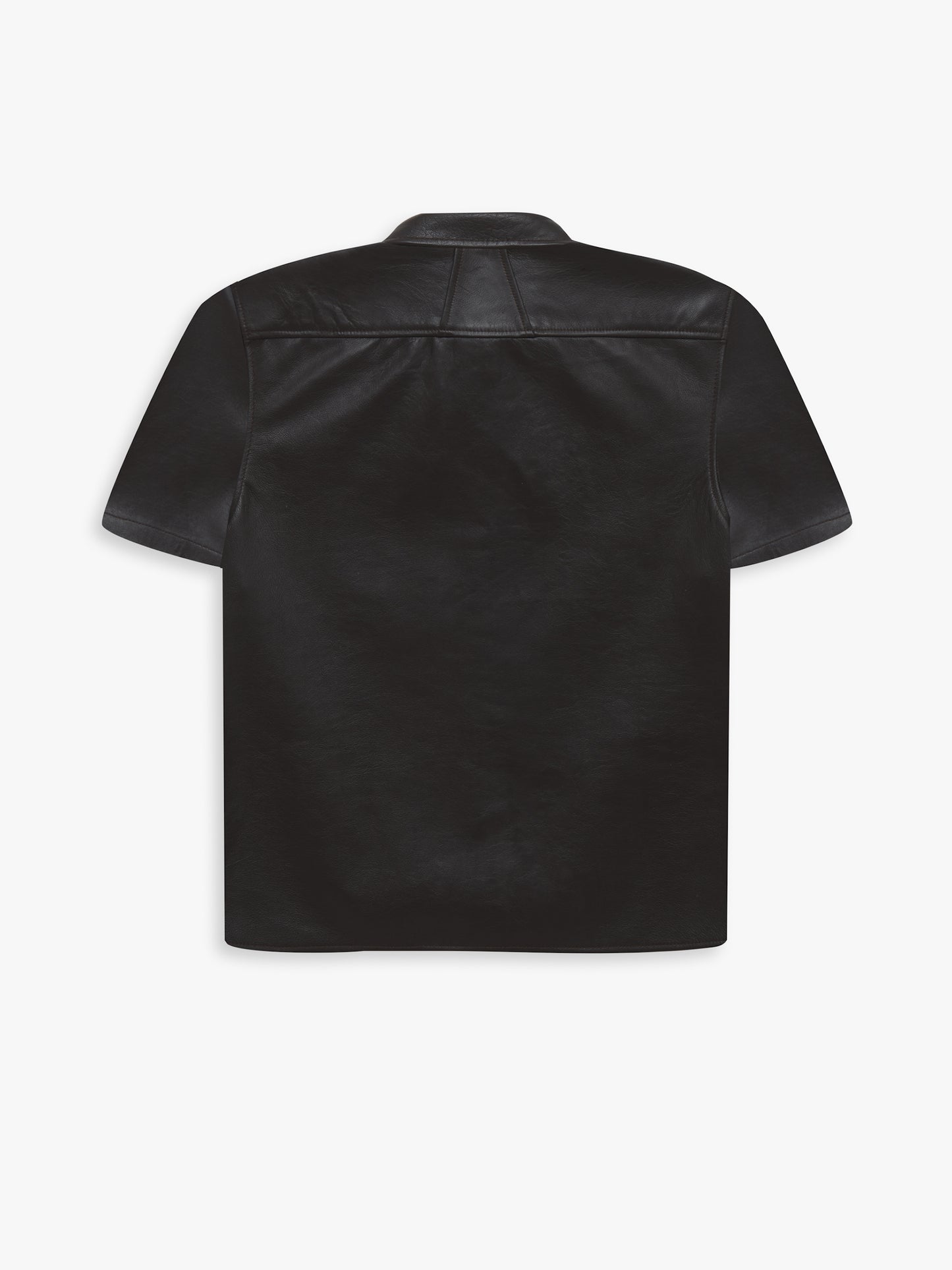 LEATHER SNAP SS SHIRT