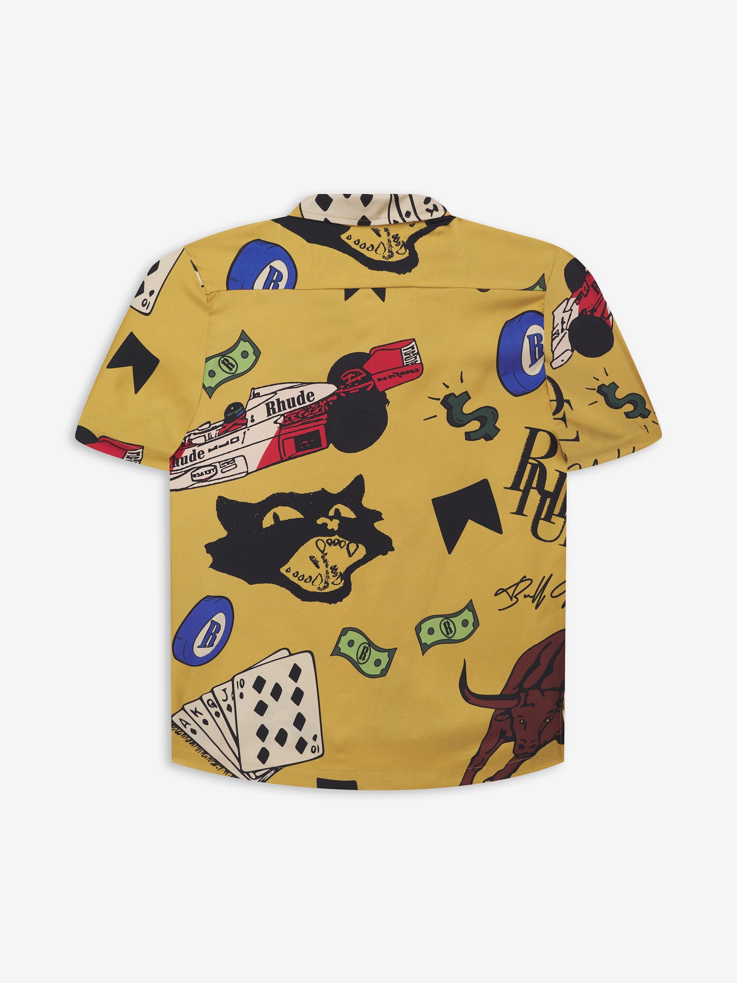 SILK DOODLE SS BUTTON UP