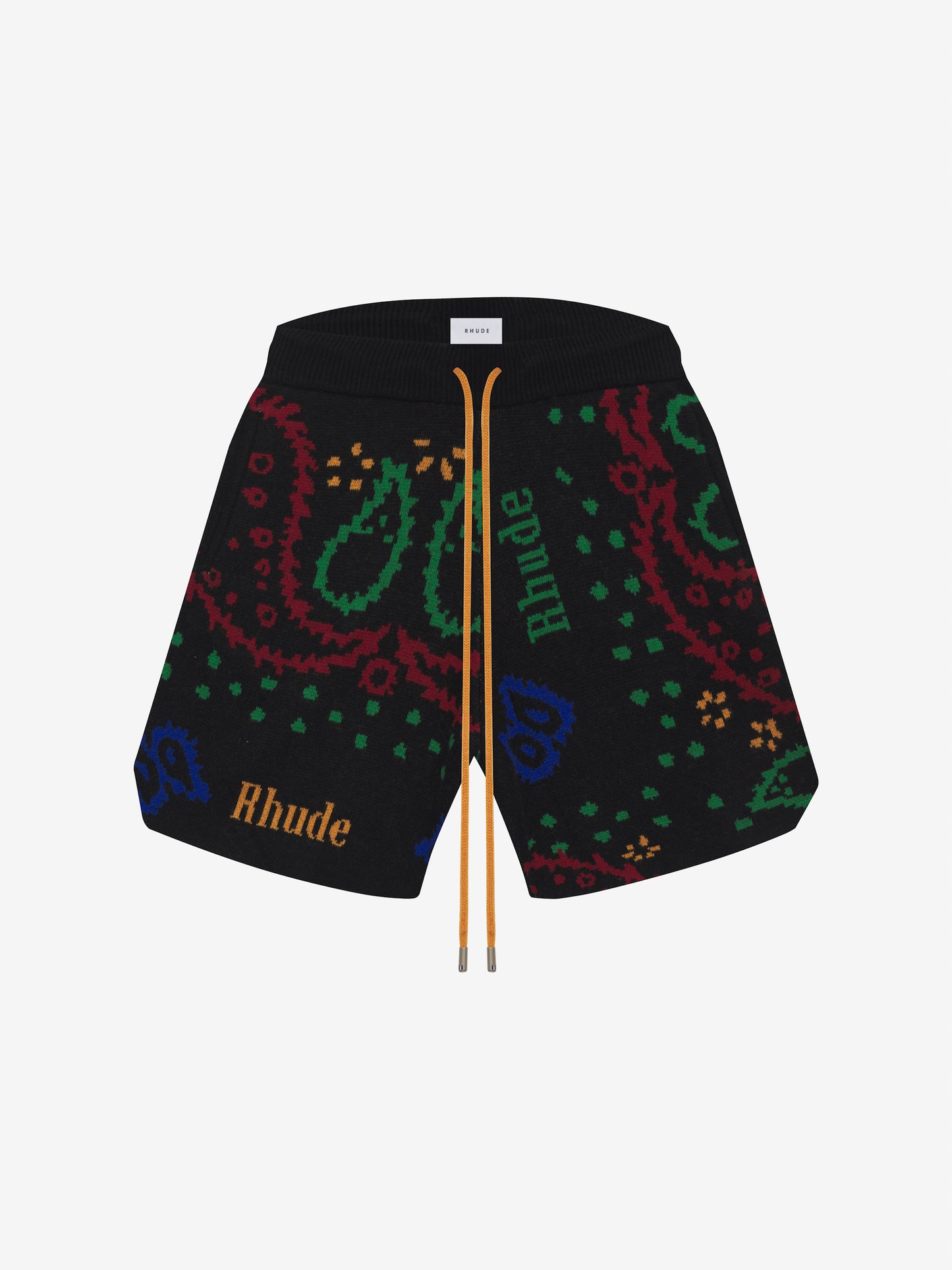 KNIT BANDANA SHORTS