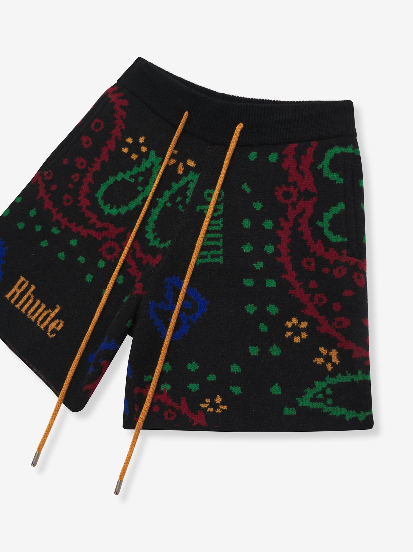 KNIT BANDANA SHORTS