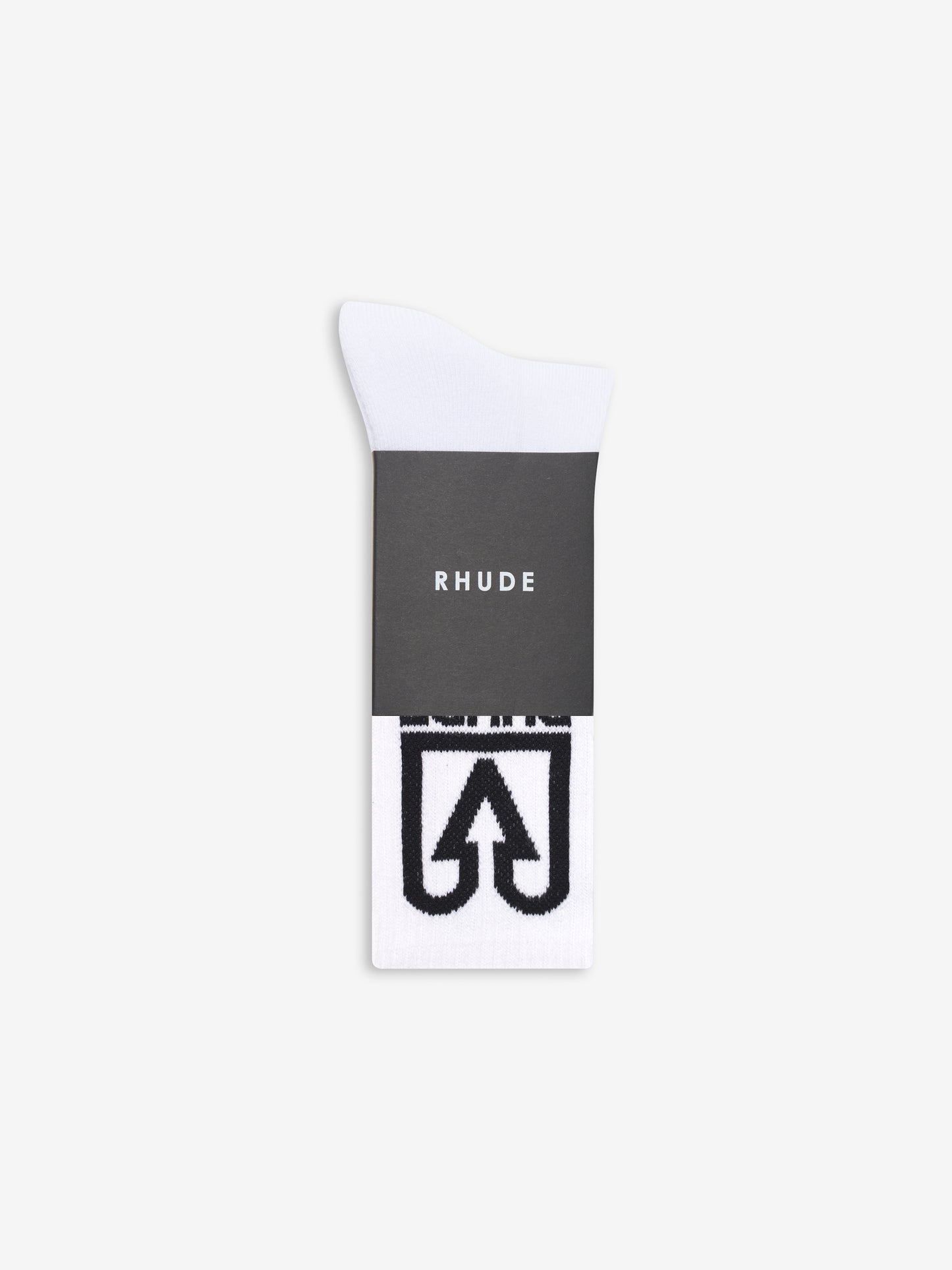 RHUDE BANQUE LOGO SOCK