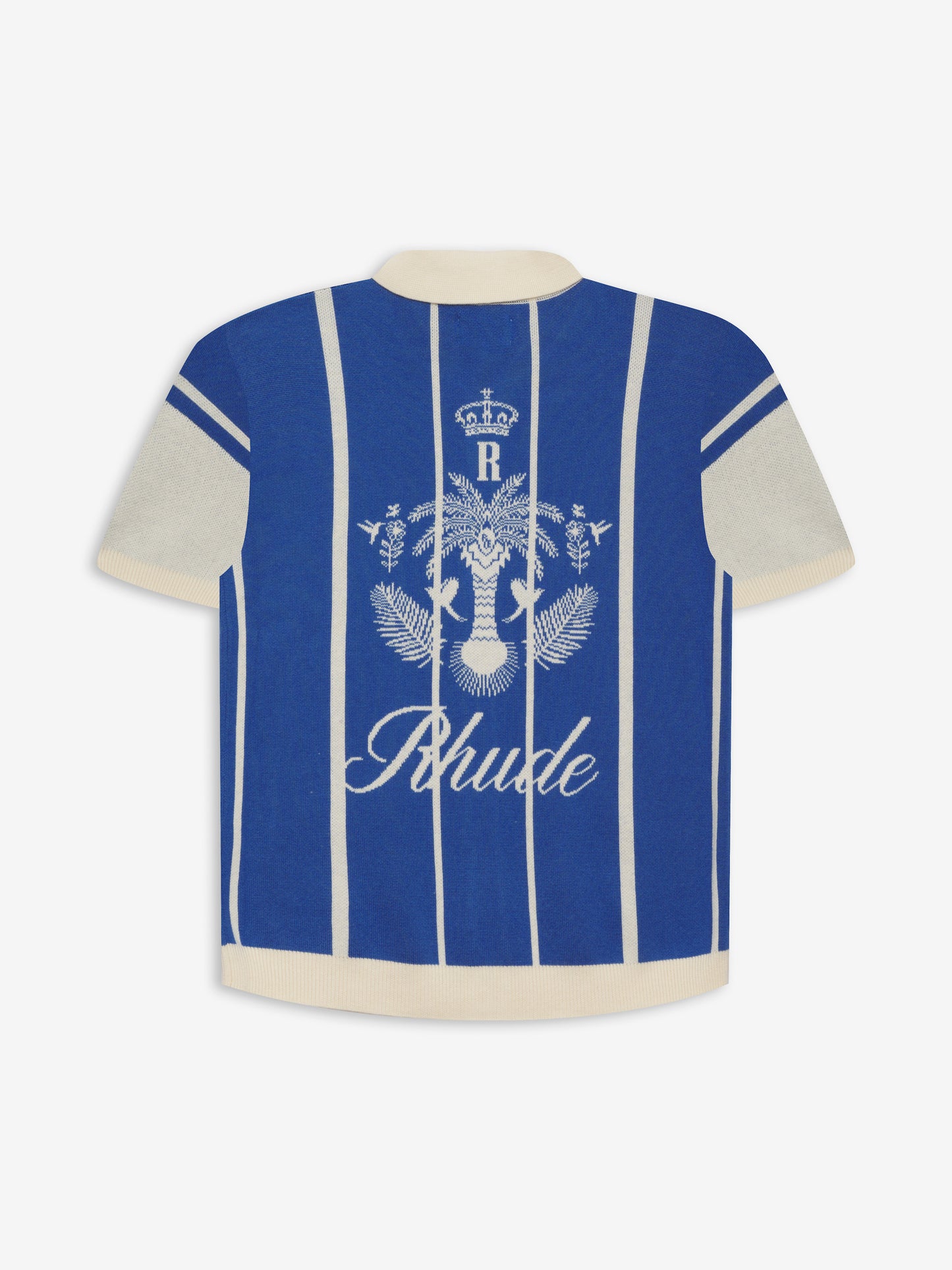 STRIPED KNIT CASHMERE POLO