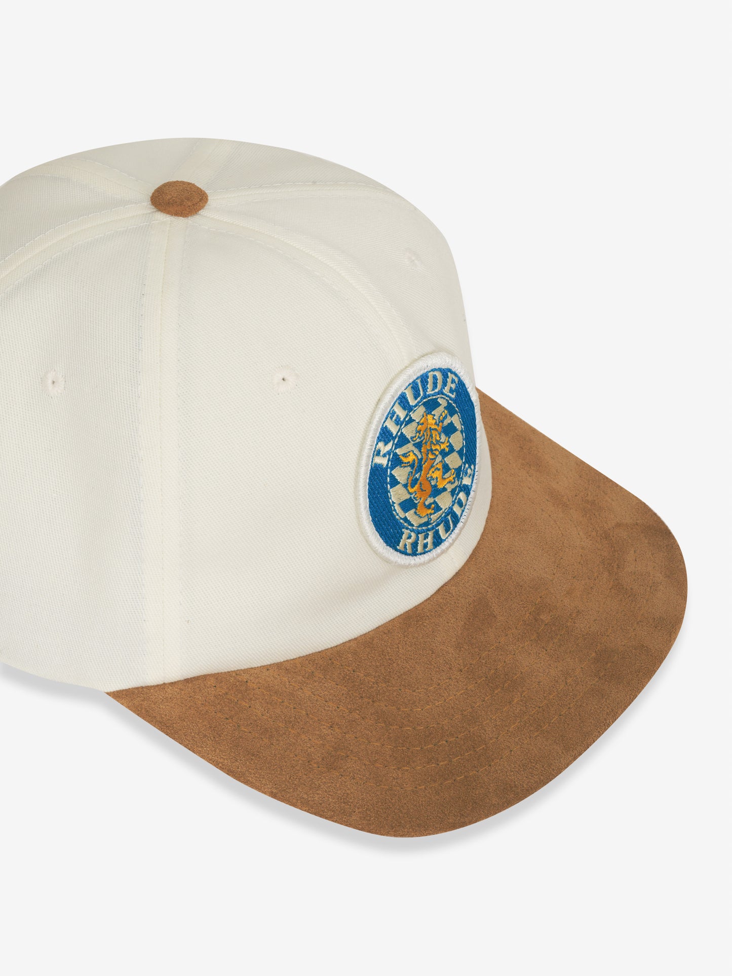 SUEDE CREST 6 PANEL HAT