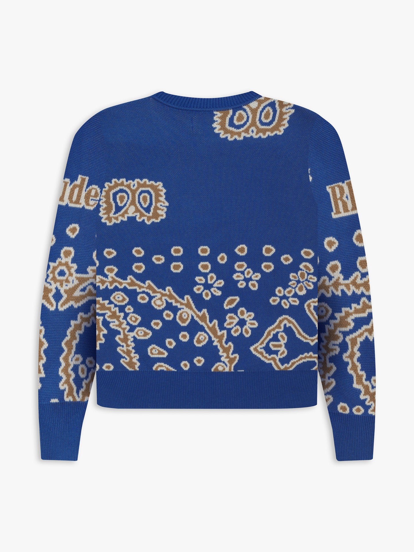 BANDANA KNIT CREWNECK