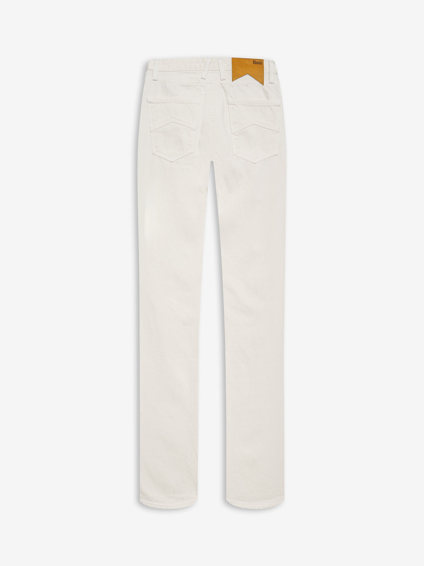 WHITE DISTRESSED CLASSIC DENIM