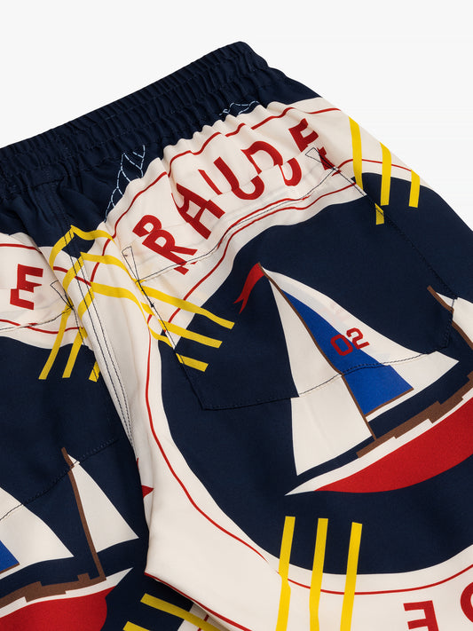 RHUDE FLAG SAIL SILK PANT