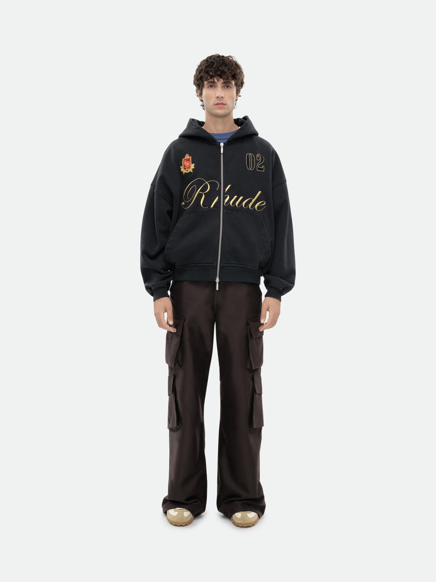 GSTAAD RHUDE ZIP UP HOODIE