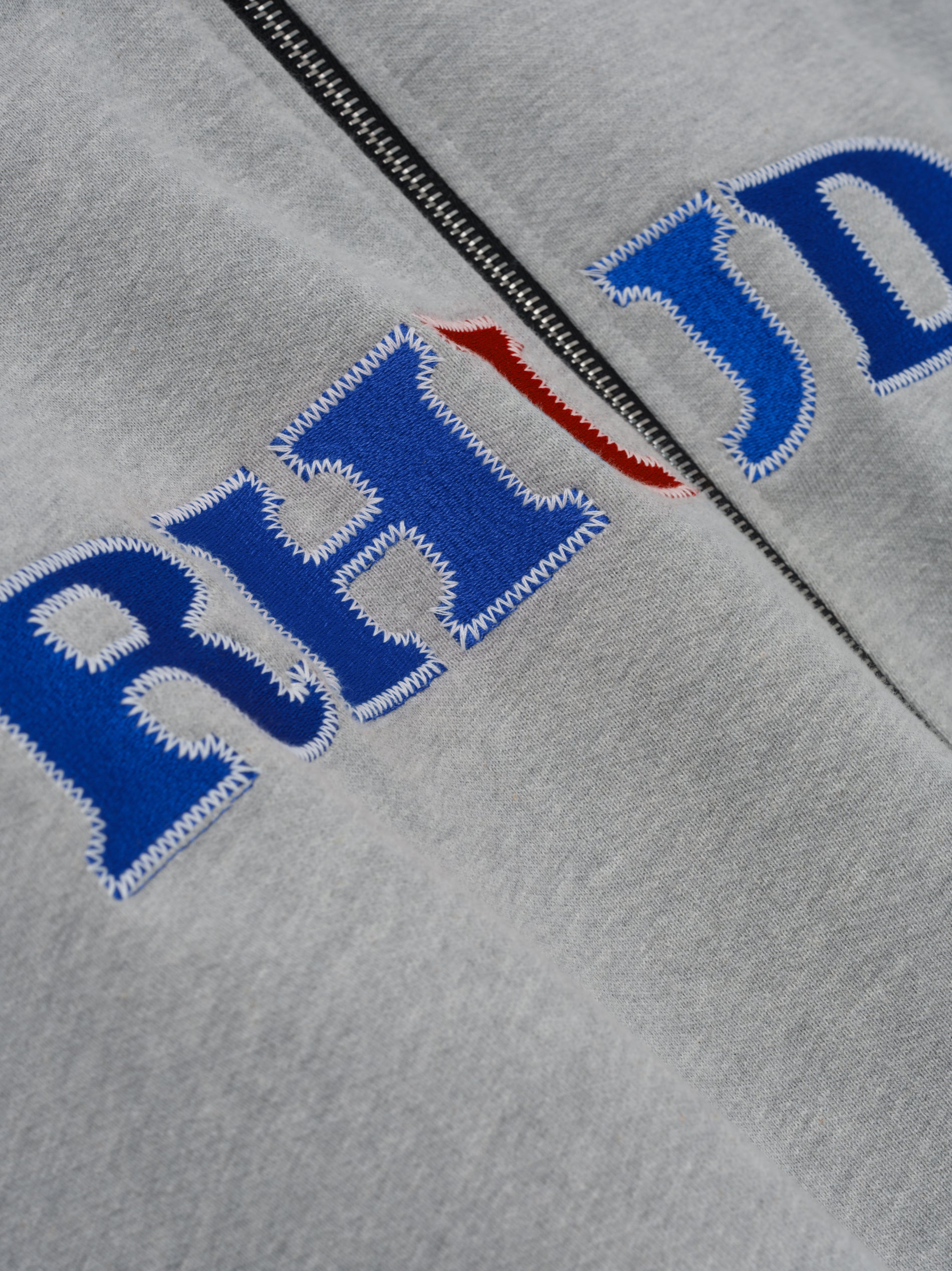 RHUDE RACING ZIP-UP HOODIE