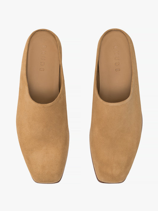 CHATEAU SUEDE MULES