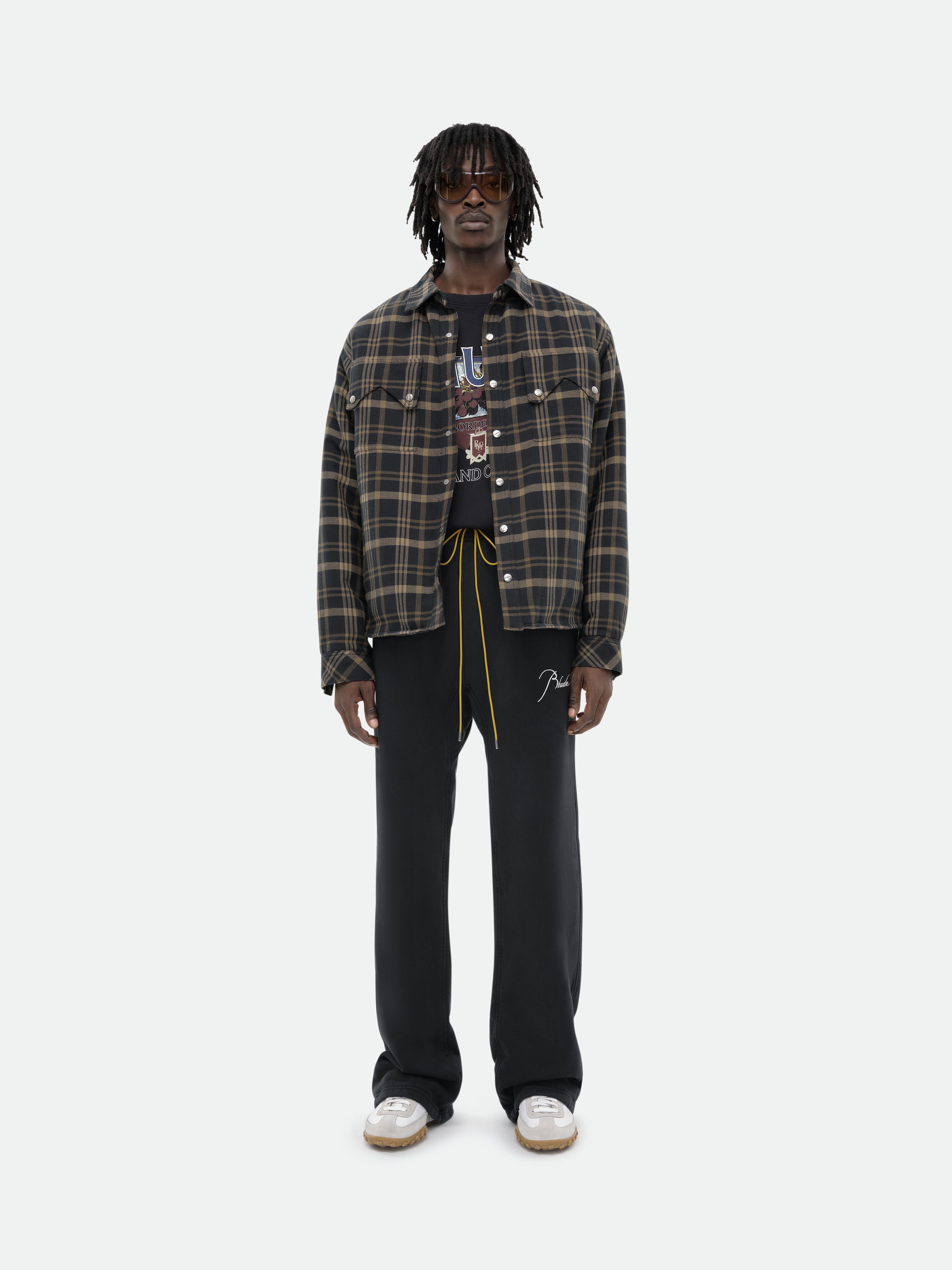 FLANNEL SHERPA OVERSHIRT