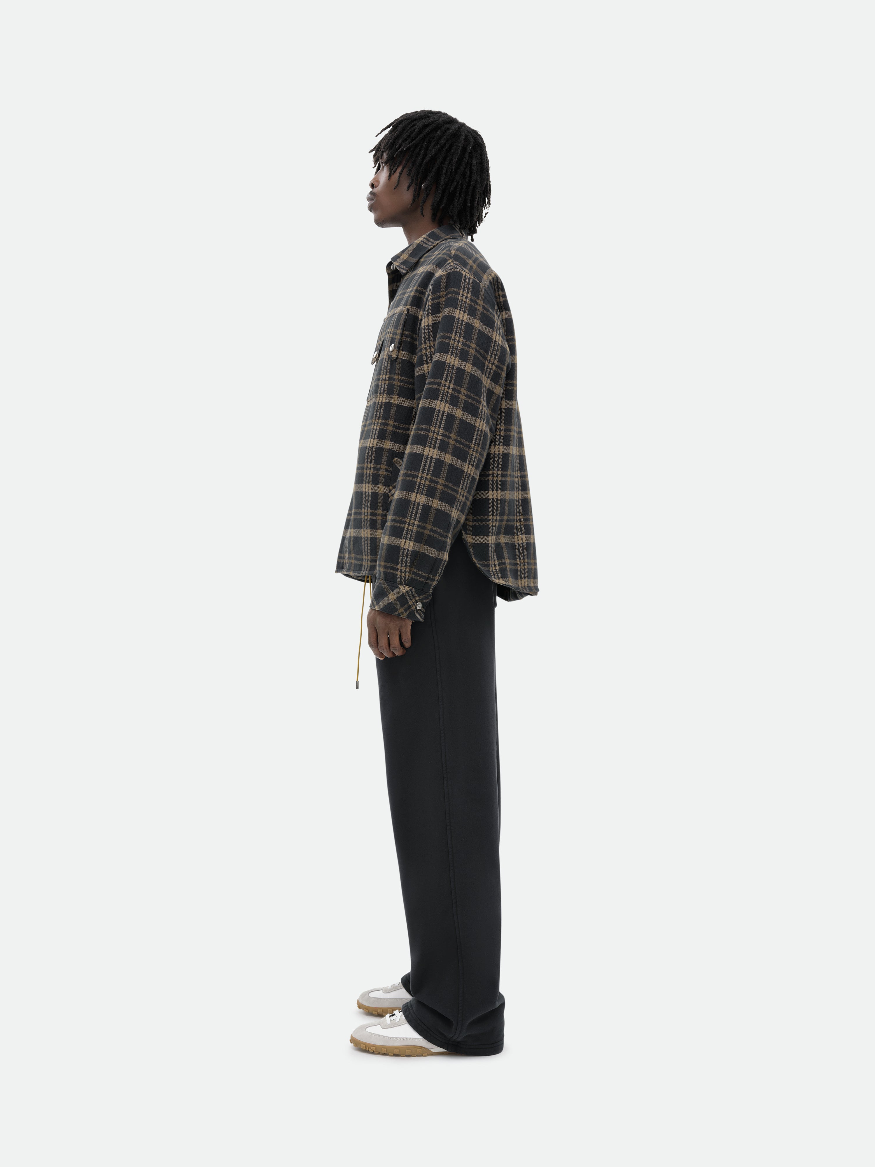 FLANNEL SHERPA OVERSHIRT