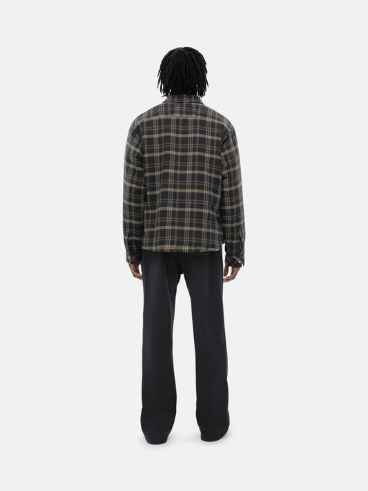 FLANNEL SHERPA OVERSHIRT