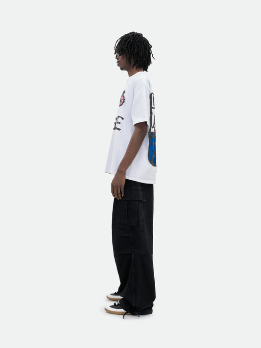 RHUDE COTE D'AZUR CREST OVERSIZED TEE